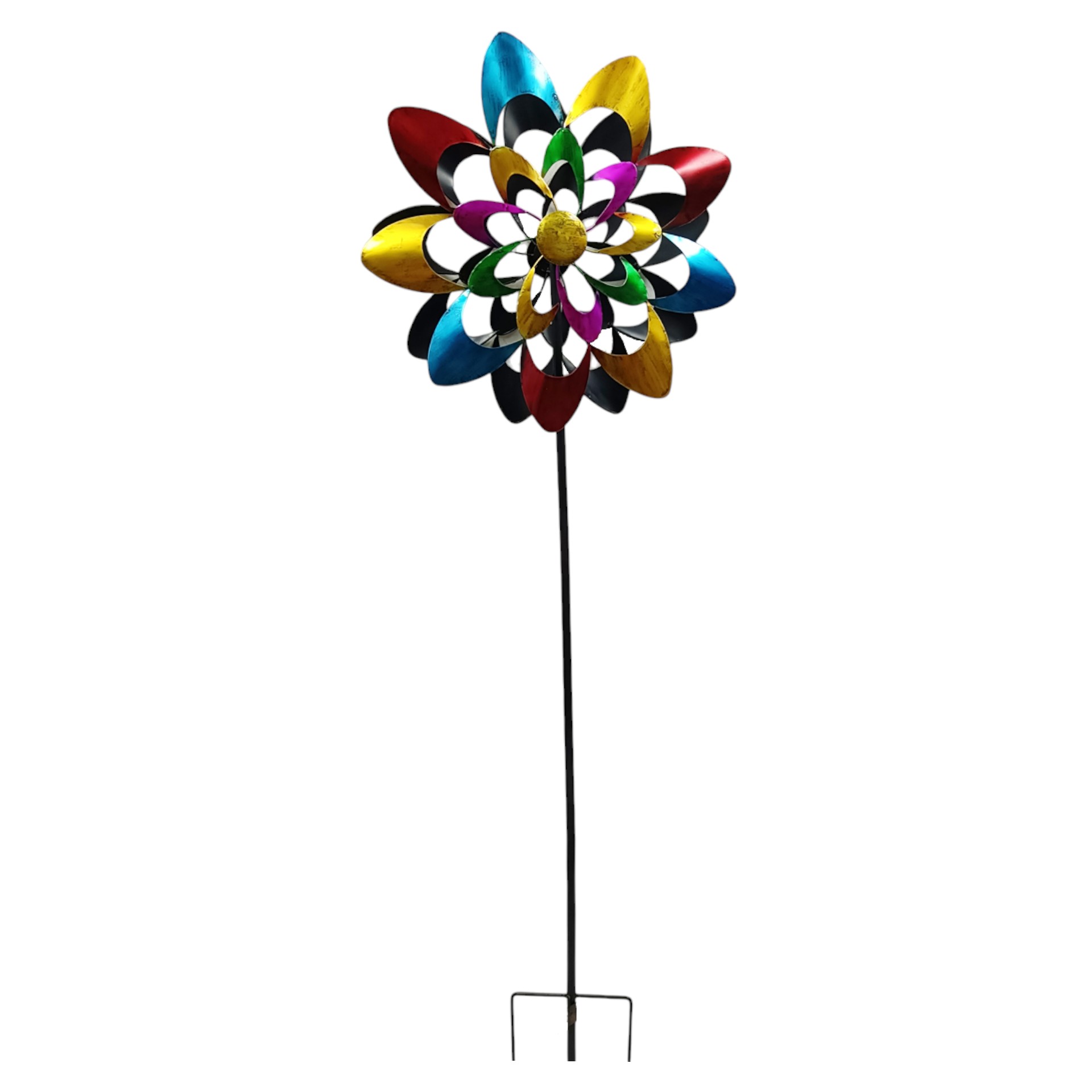 Visueller Duopropeller mehrfarbig a. Stab gross Darstellung von Visueller Duopropeller mehrfarbig a. Stab gross