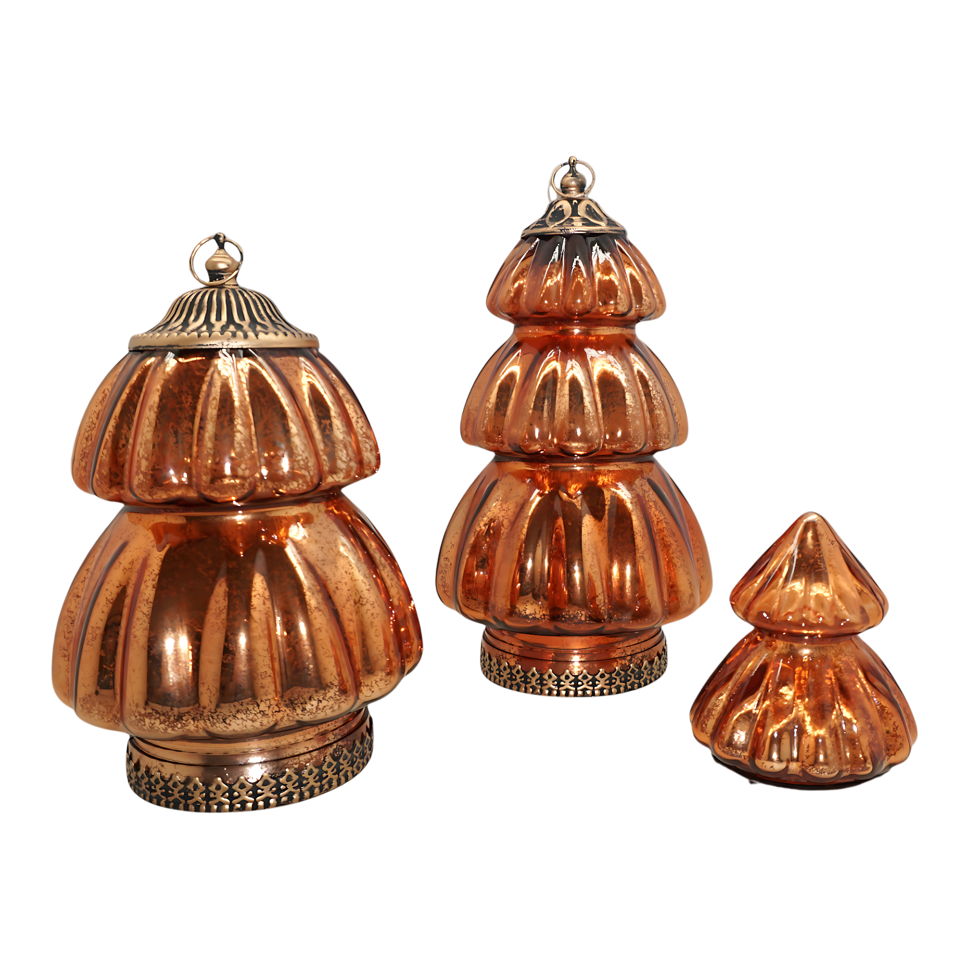 Darstellung von Weihnachtsbaum ORANGE breit