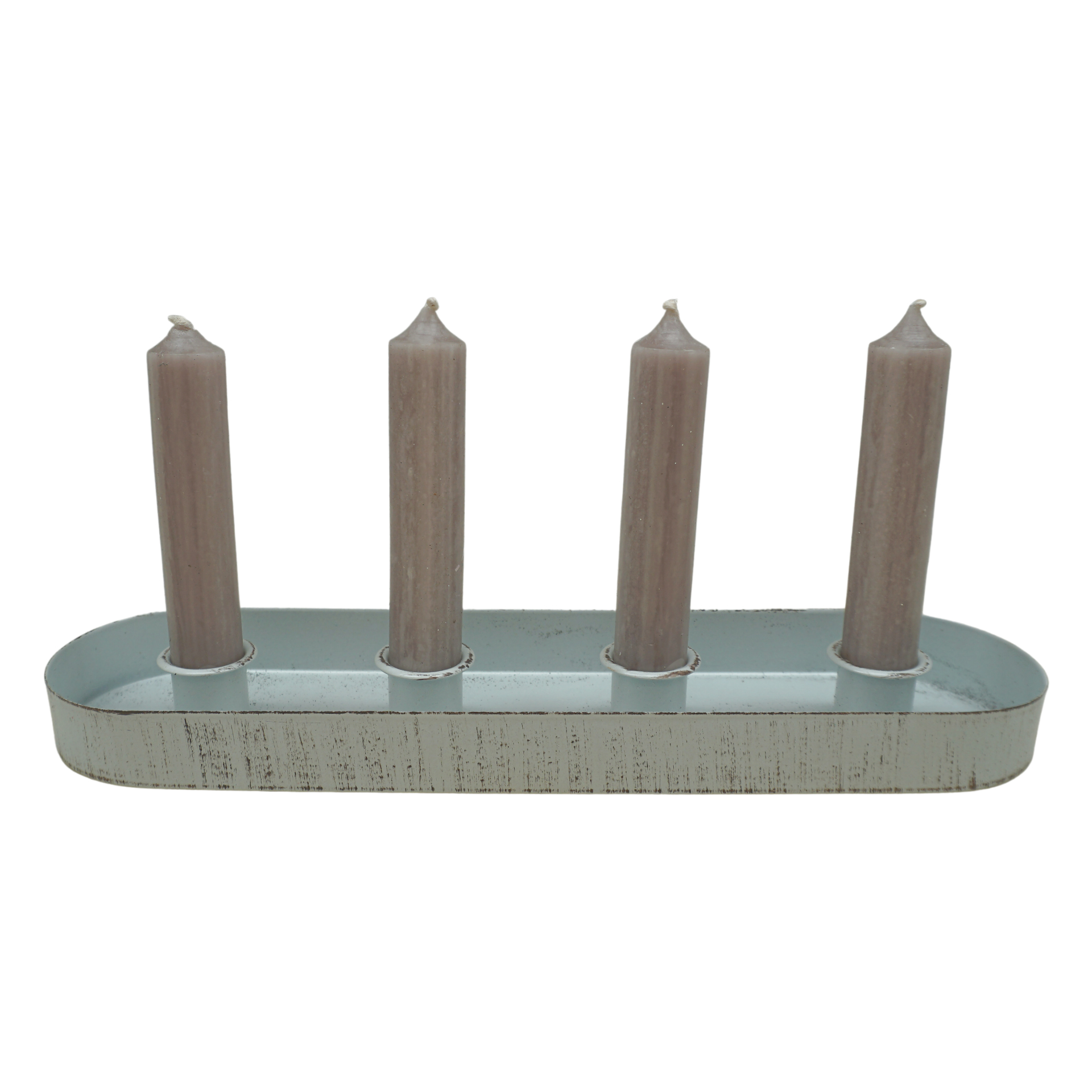 Darstellung von Teller flach oval weiss