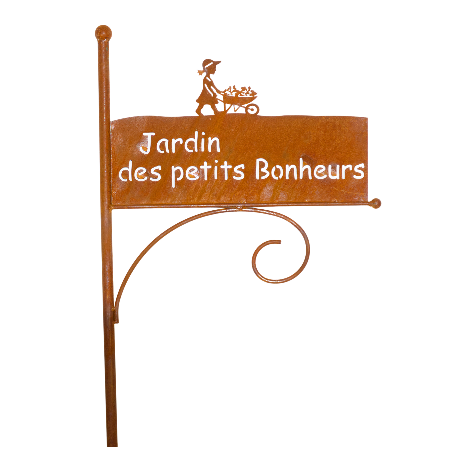 Darstellung von Ampelstange Tafel Gärtnerin, Jardin des pepits Bonheurs