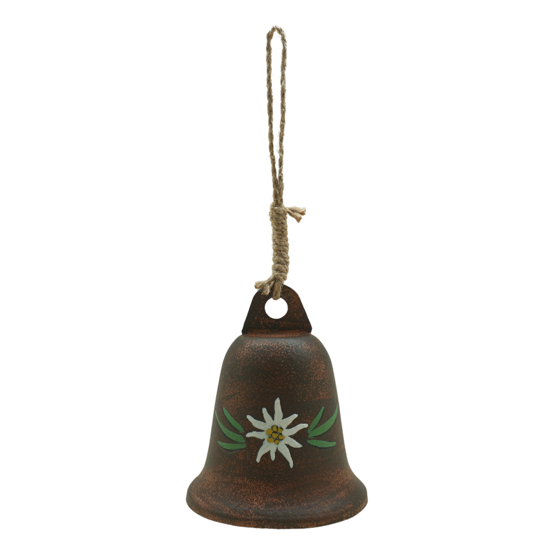Darstellung von Glocke Edelweiss braun