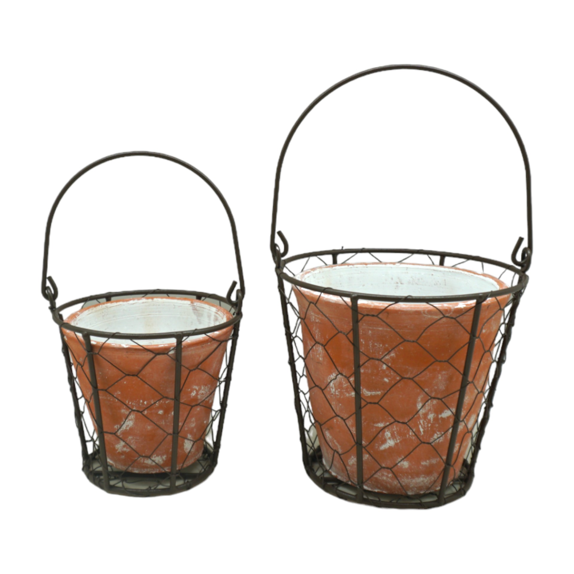 Draht Ton Topf terra washed gross Darstellung von Draht Ton Topf terra washed gross