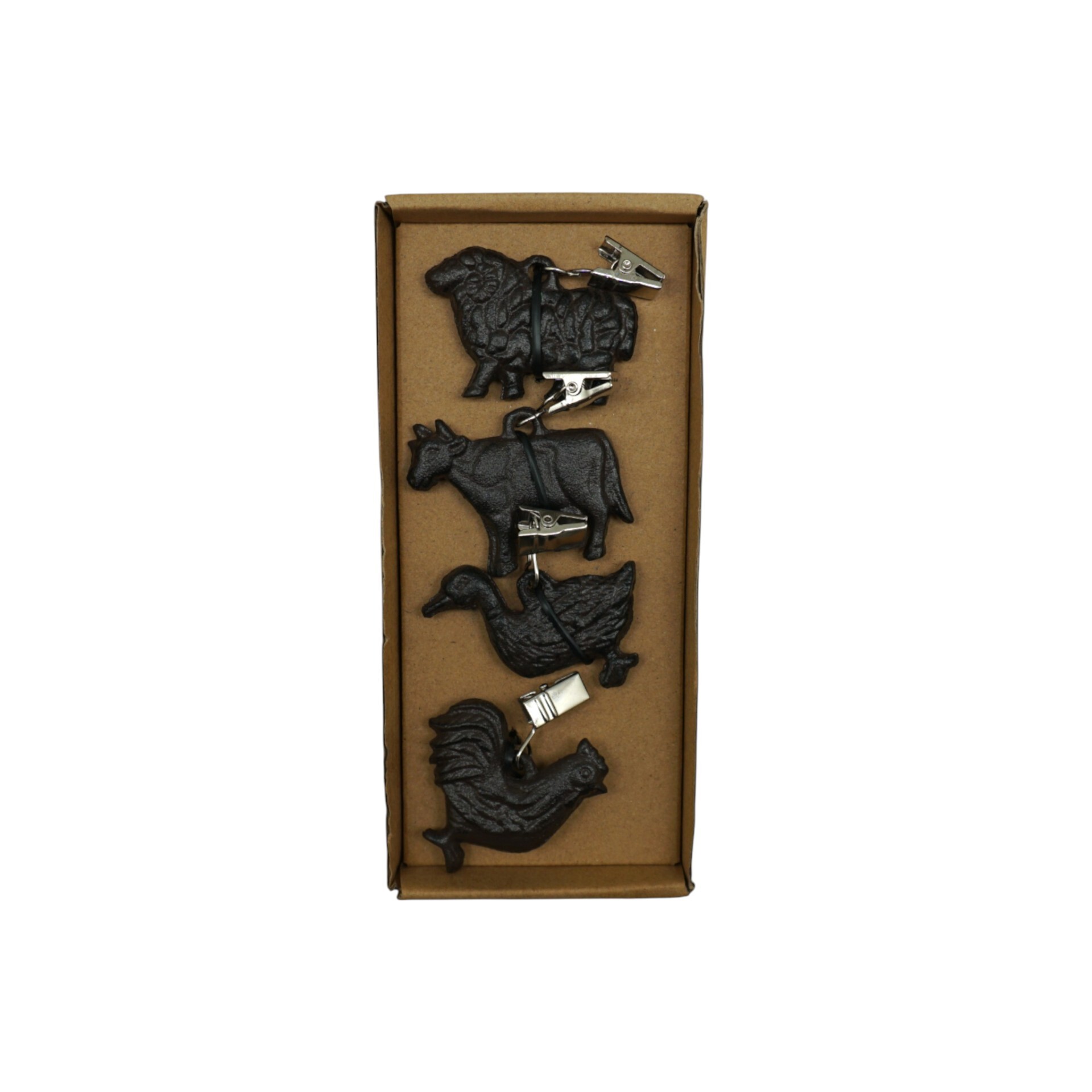 Darstellung von Tischgewichte Tier 4-tlg. in Box