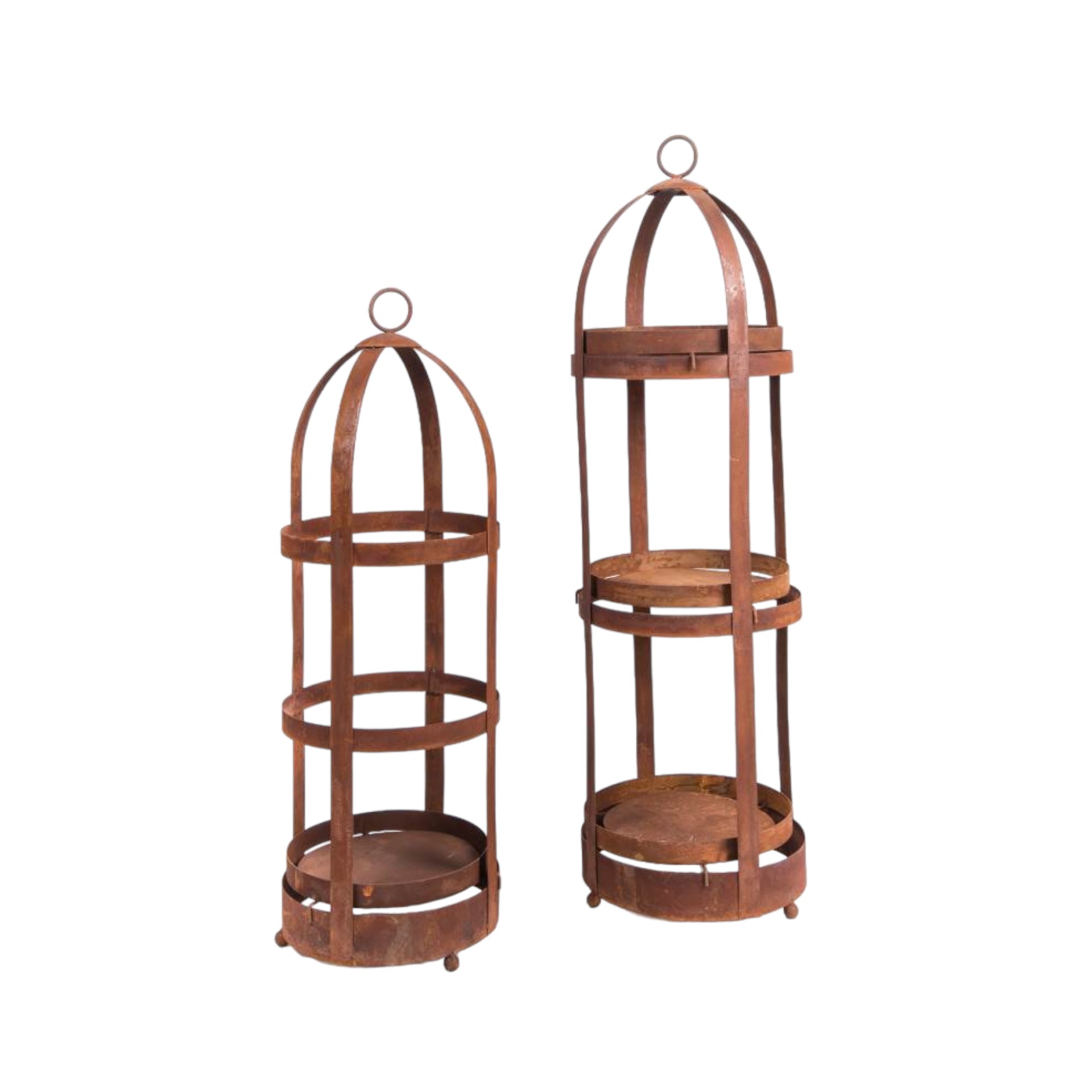 Darstellung von Etagere/ Blumen- ampel kl. mit Ring, 30x104 cm
