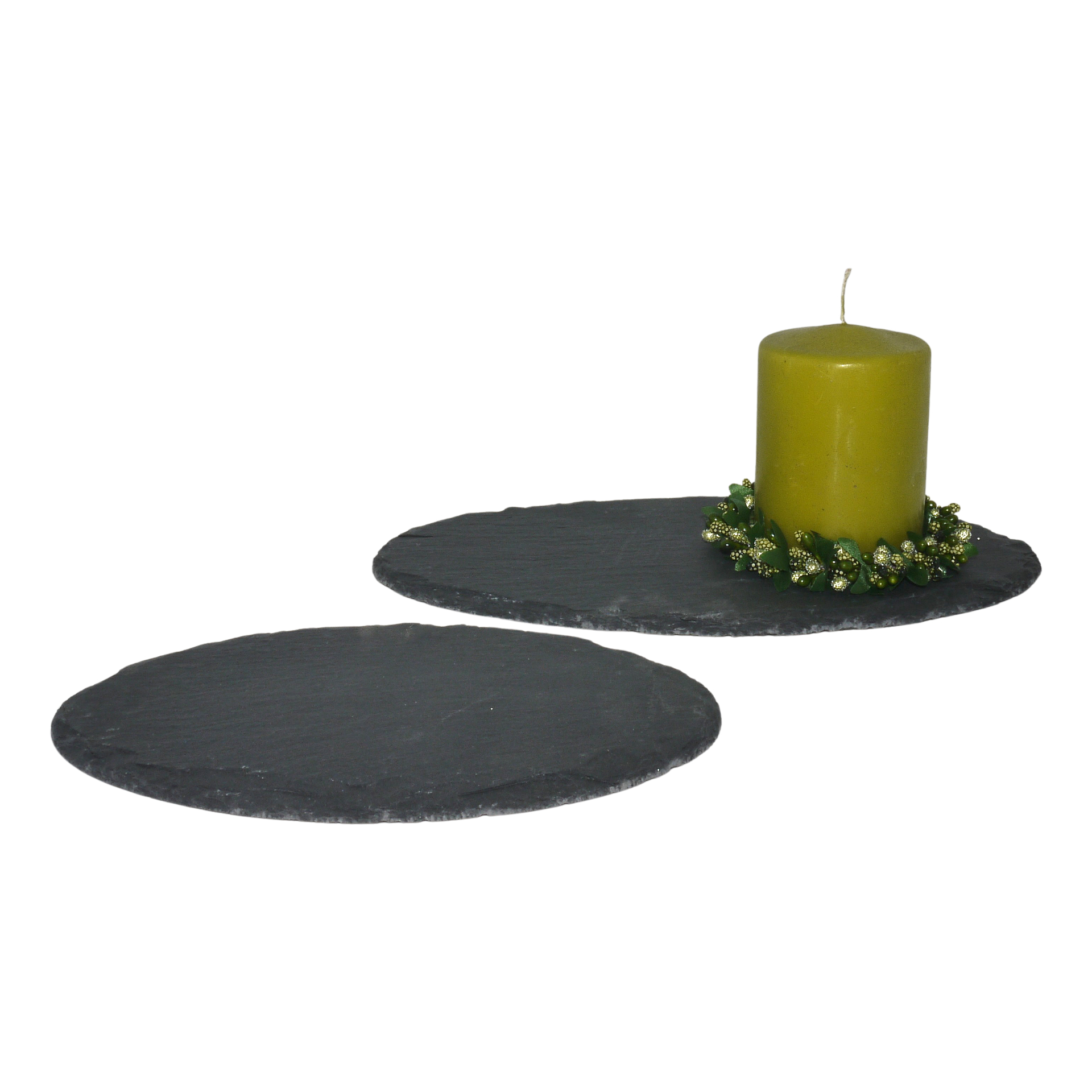 Darstellung von Schiefertafel oval  klein