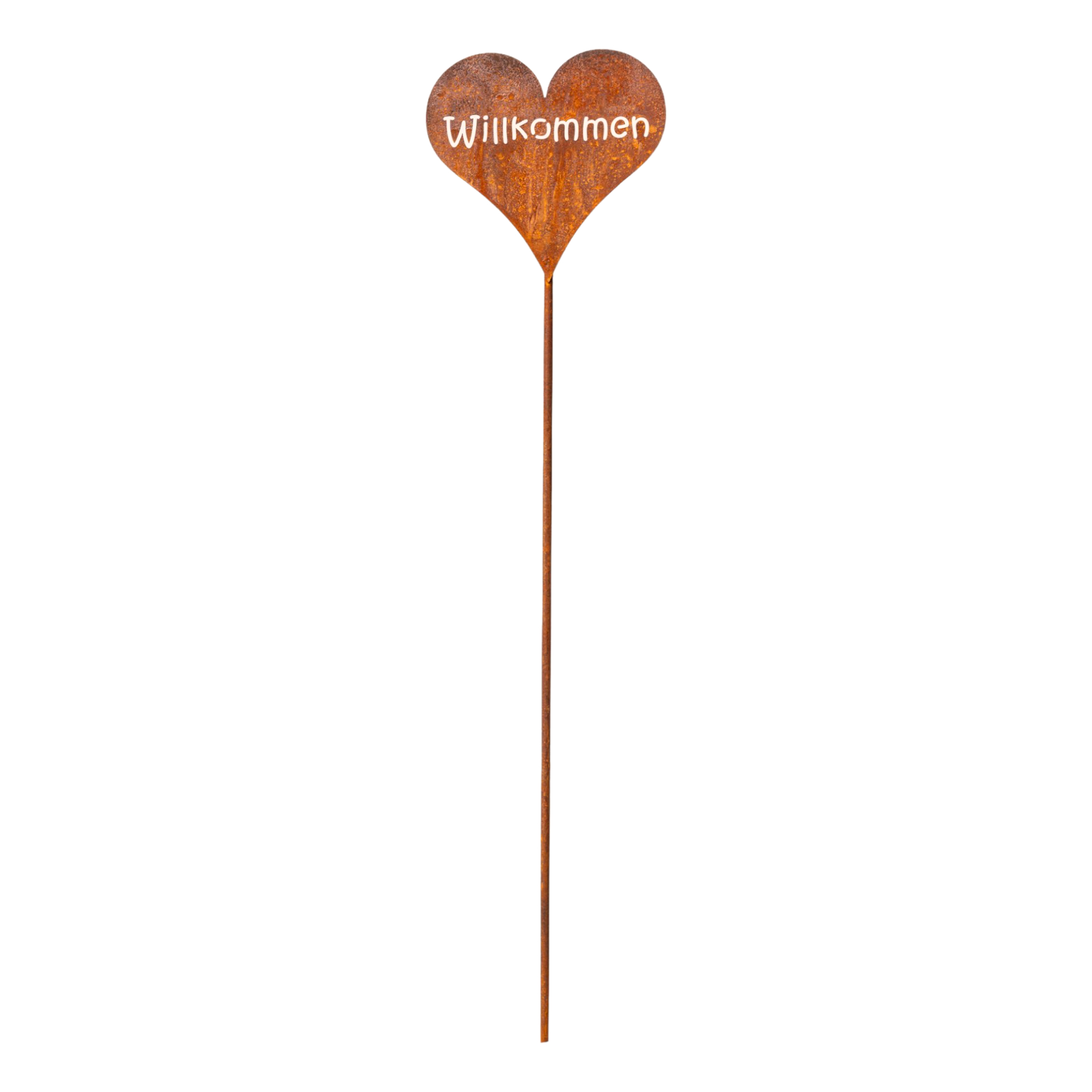 Darstellung von Herzstecker Willkommen