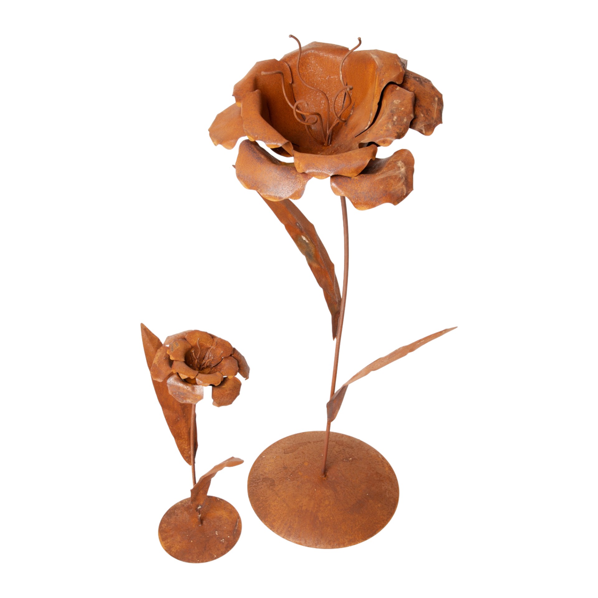 Darstellung von Blume auf Platte 1 Blüte gross