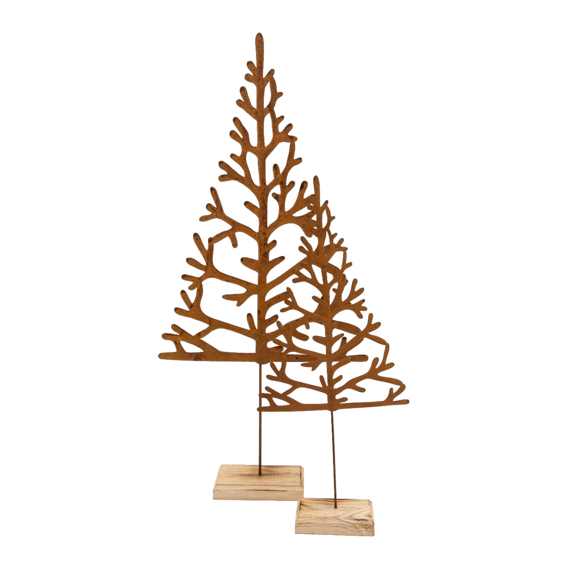 Metallbaum a. Fuss gross rost Darstellung von Metallbaum a. Fuss gross rost