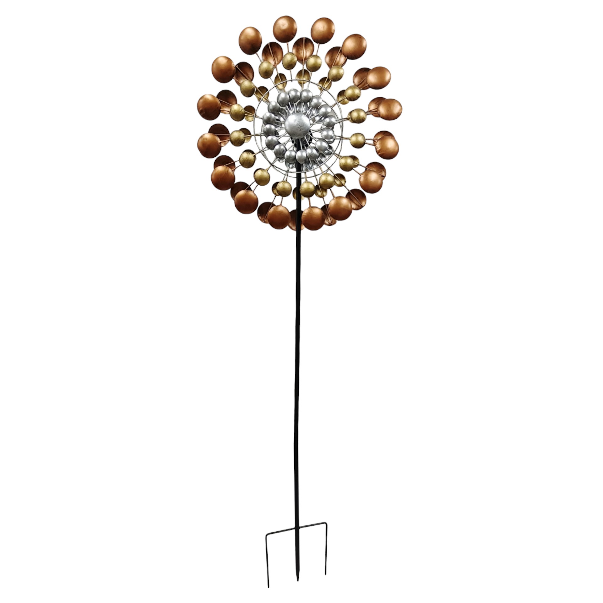 Löffel Duopropeller Bronze/Silber Verlauf a. Stab gross Darstellung von Löffel Duopropeller Bronze/Silber Verlauf a. Stab gross