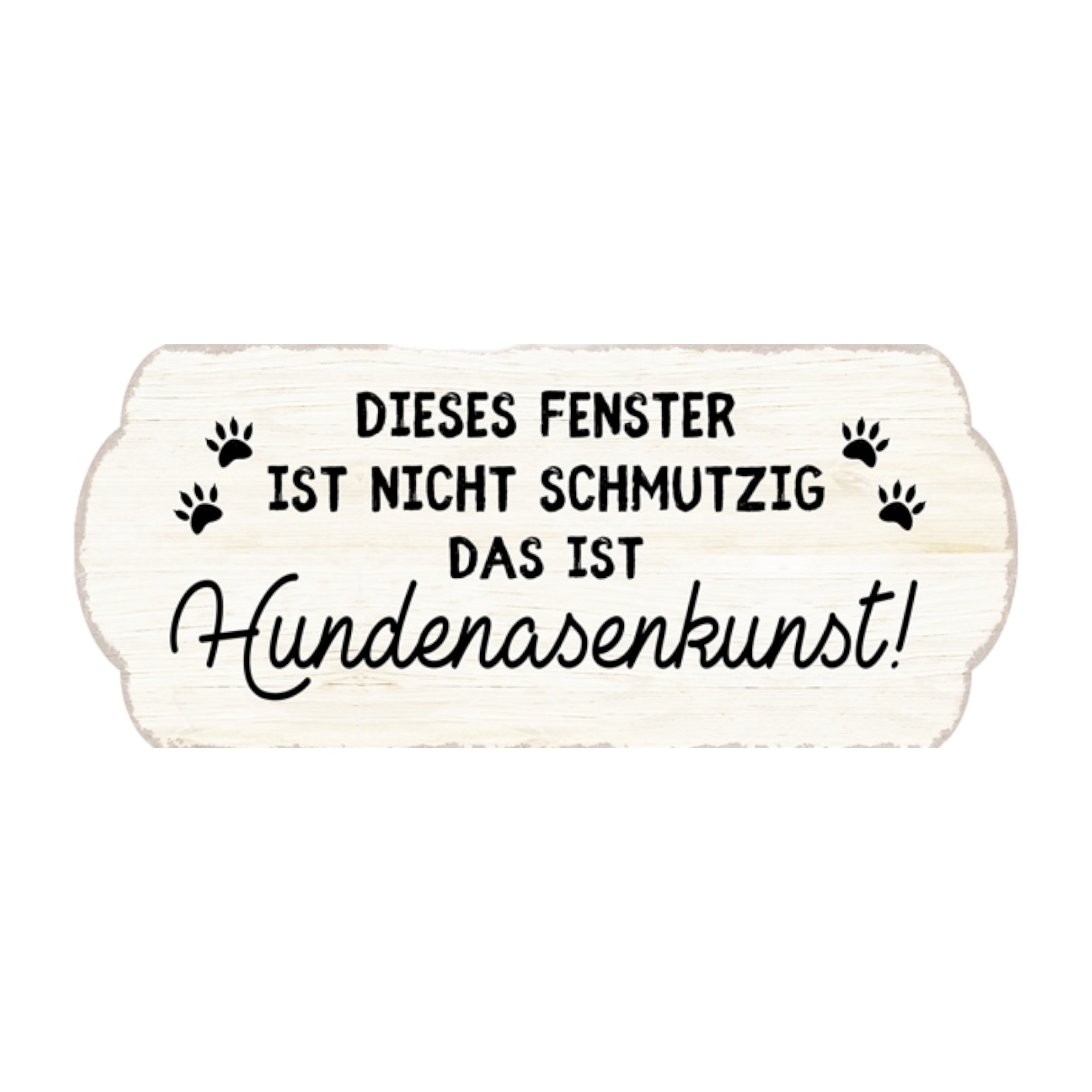 Darstellung von RP UV-Schild Dieses Fenster ist nicht schmutzig,...