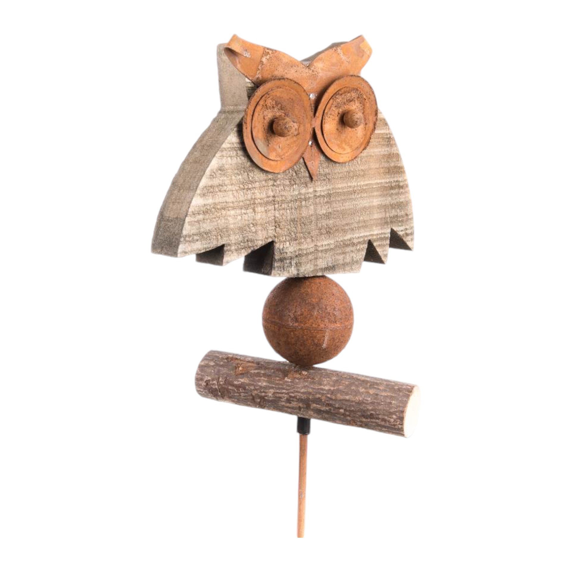 Eule auf Stecken gross Darstellung von Eule auf Stecken gross