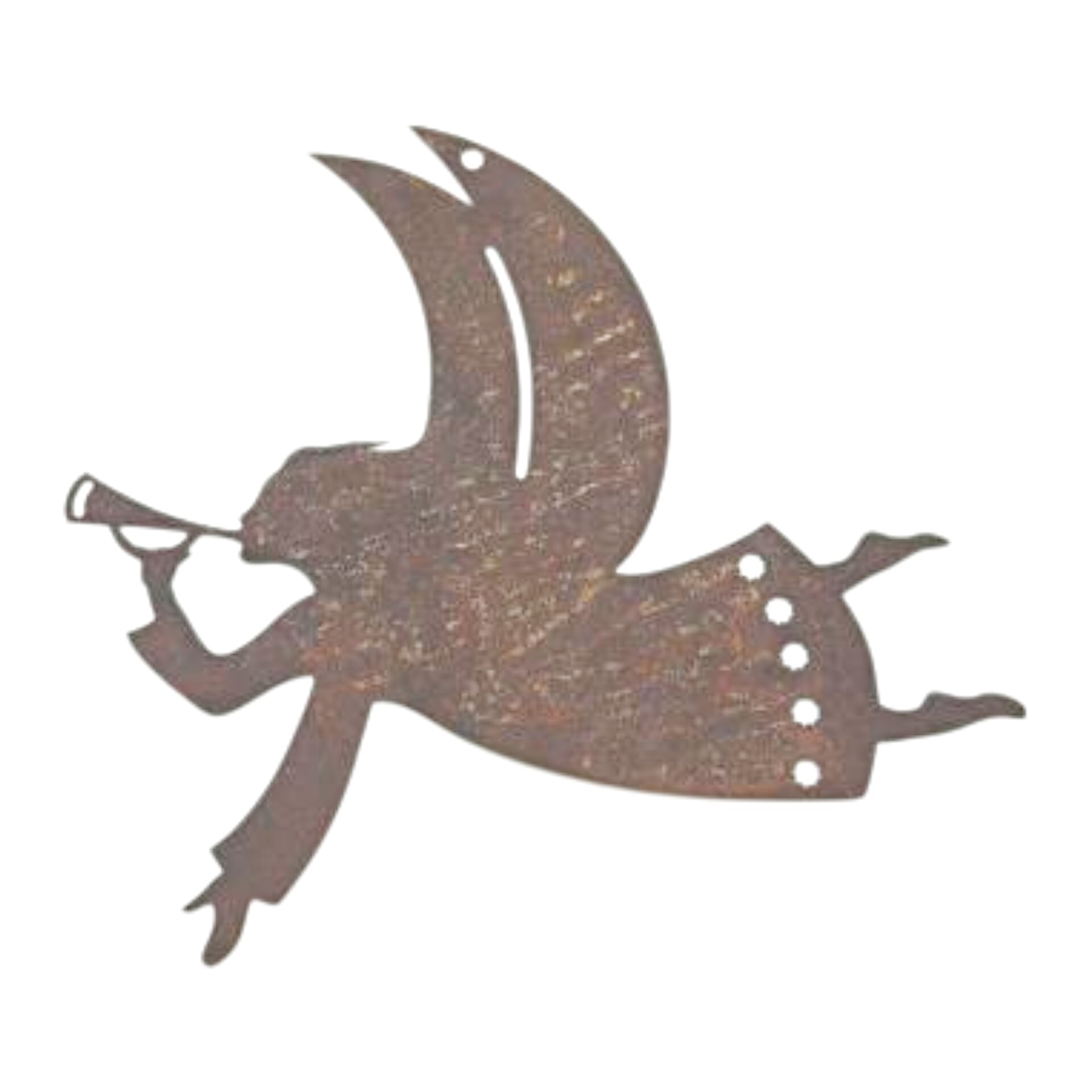 Engel mit Fanfare z. Hängen 21x19 cm Darstellung von Engel mit Fanfare z. Hängen 21x19 cm