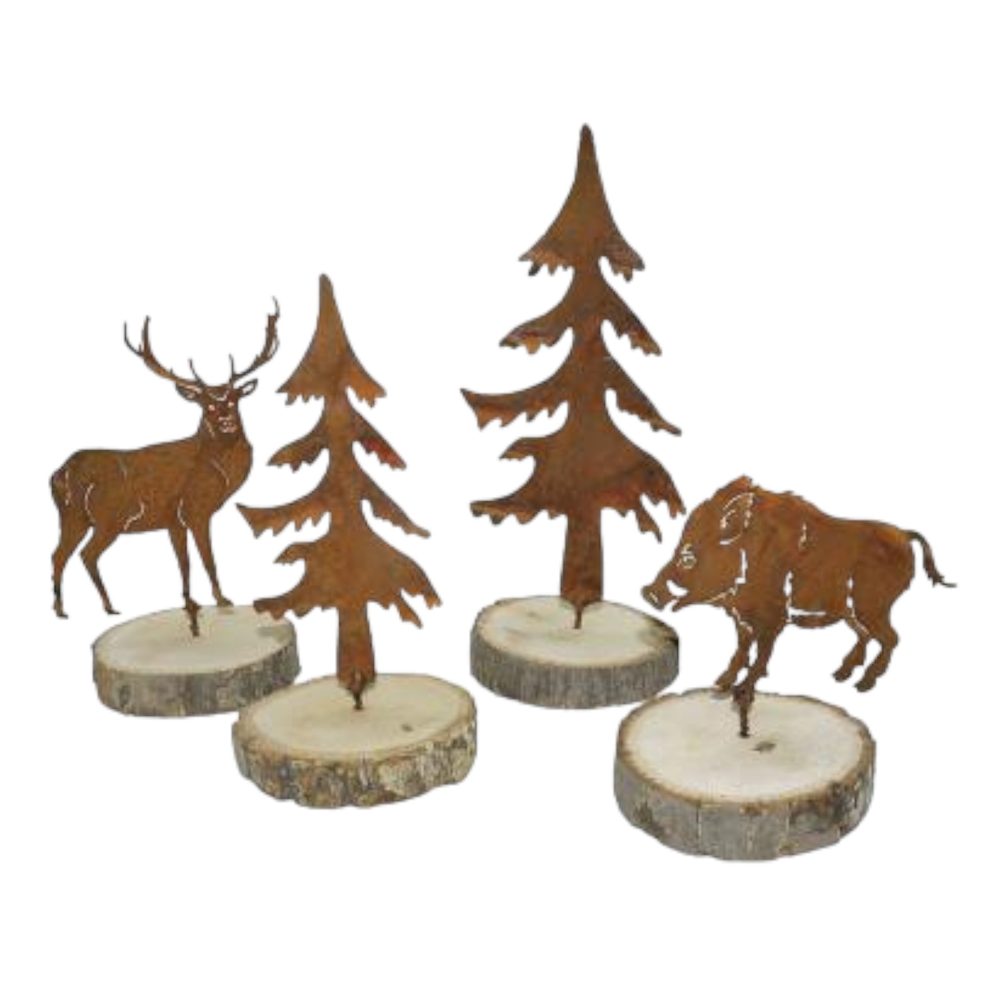 Hirsch klein mit Schraube, 12x13/ 15,5 cm Darstellung von Hirsch klein mit Schraube, 12x13/ 15,5 cm