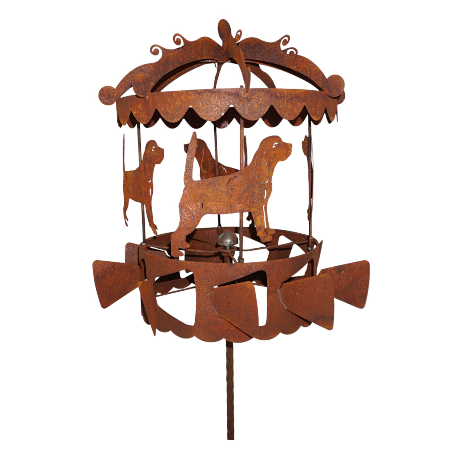 Darstellung von Karussellspinner Hunde