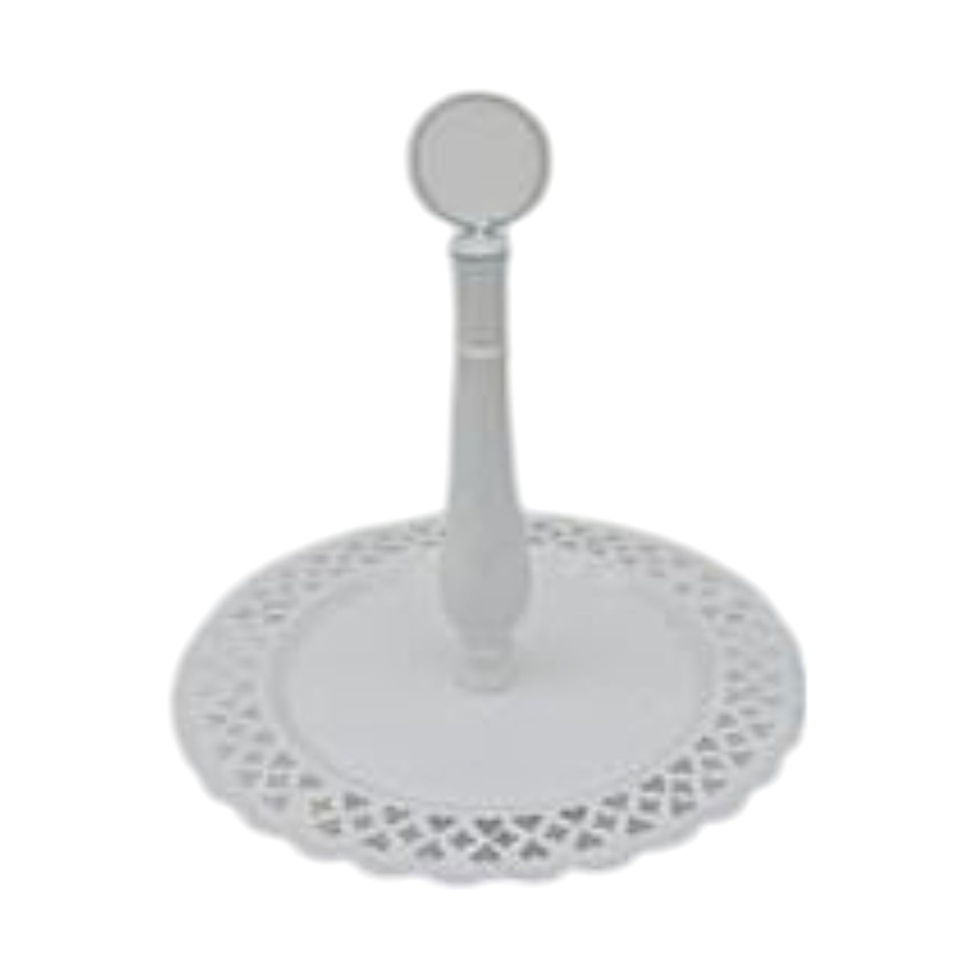 RP Etagere WEISS auf Fuss mit Griff Darstellung von RP Etagere WEISS auf Fuss mit Griff