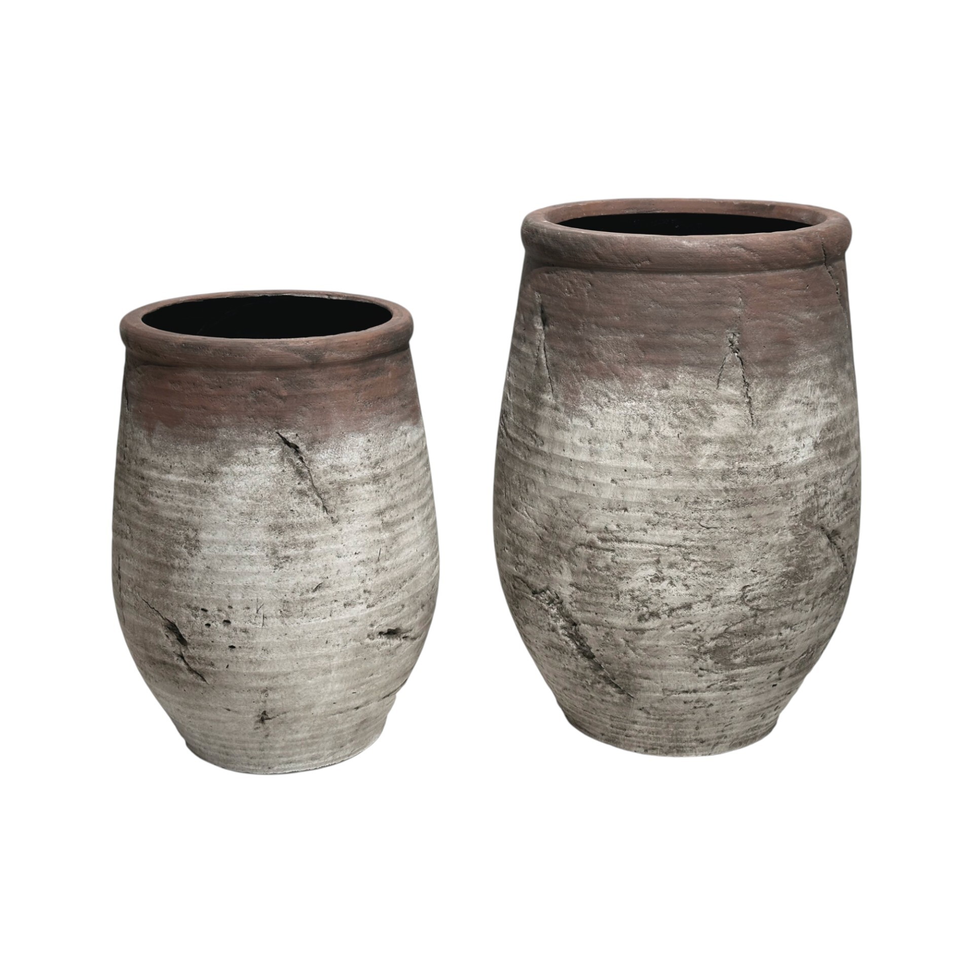 Darstellung von Zementtopf 50,5 cm brown mamba einzeln