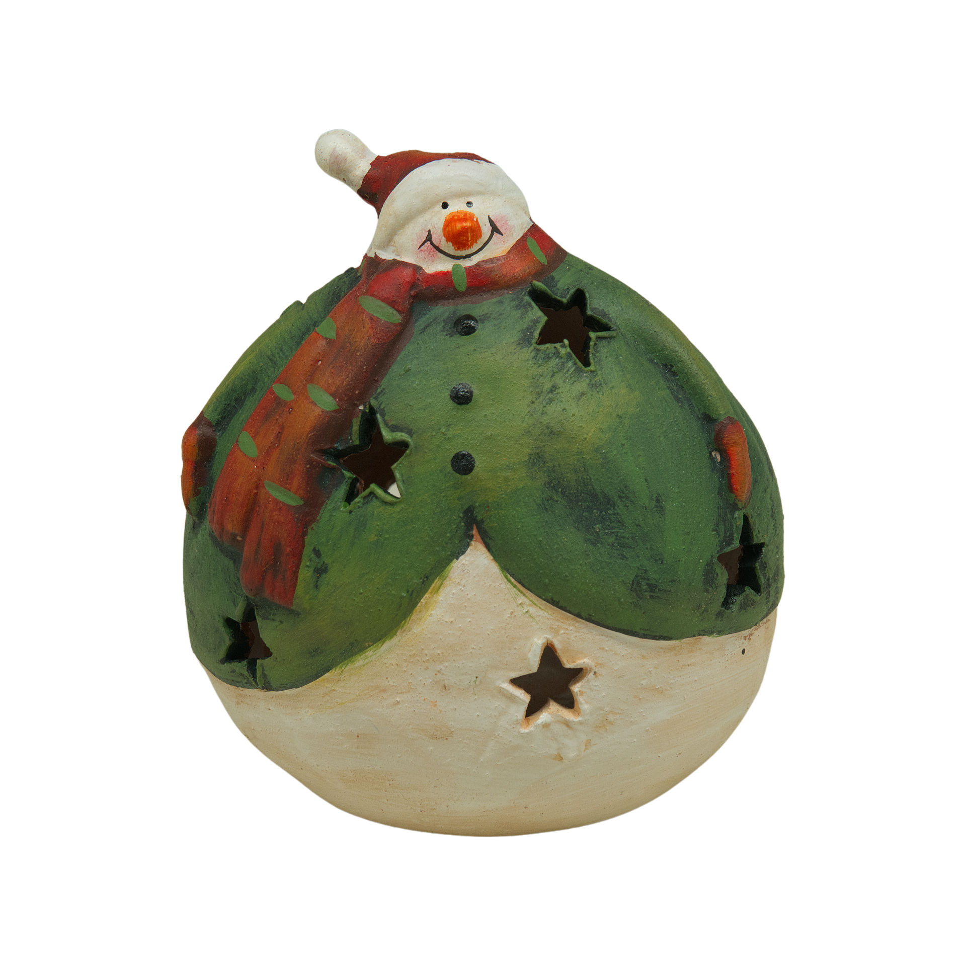 Darstellung von RP Teelicht Schneemann bauchig klein