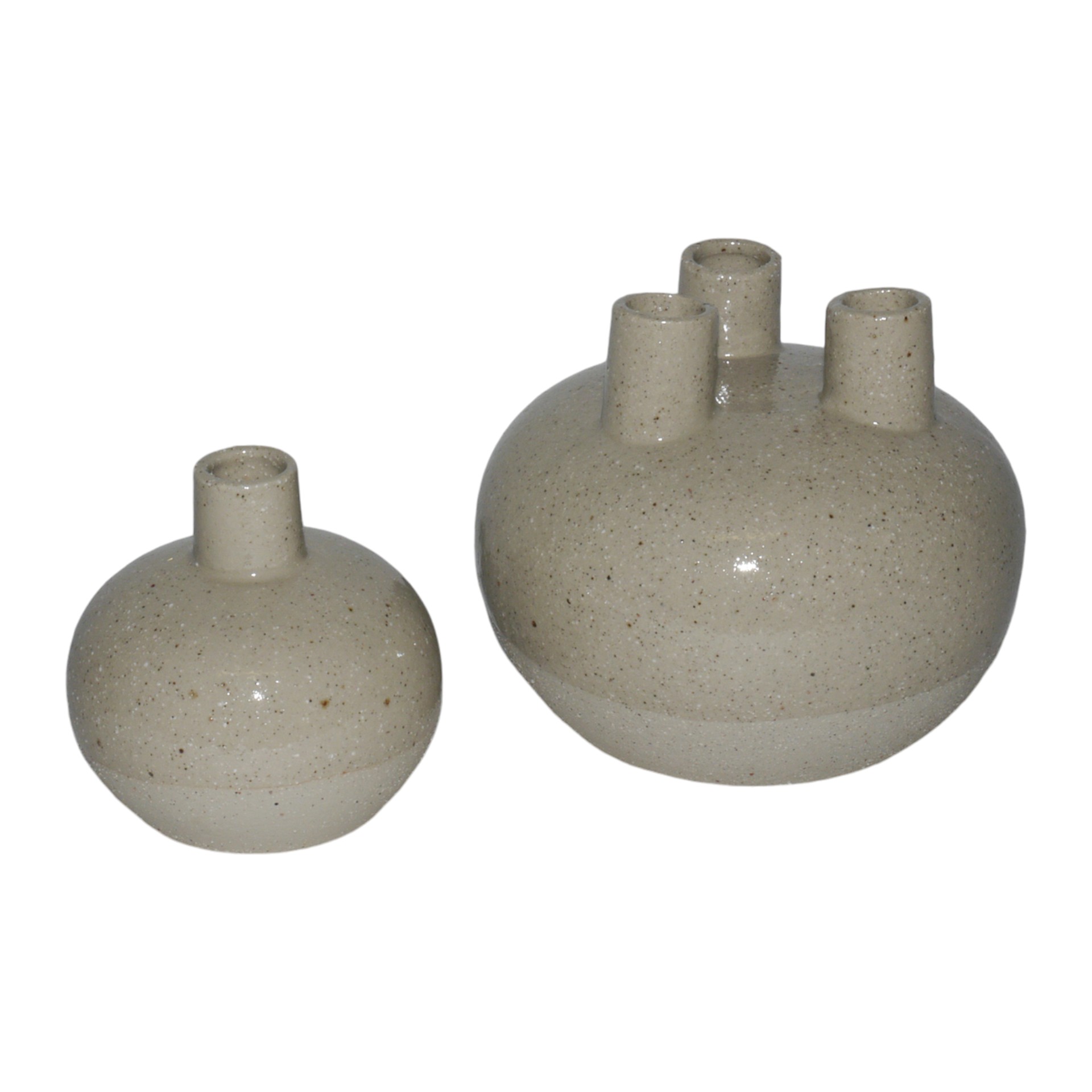 Keramikvae Kugel 3 Öffnungen erdfarben Darstellung von Keramikvae Kugel 3 Öffnungen erdfarben