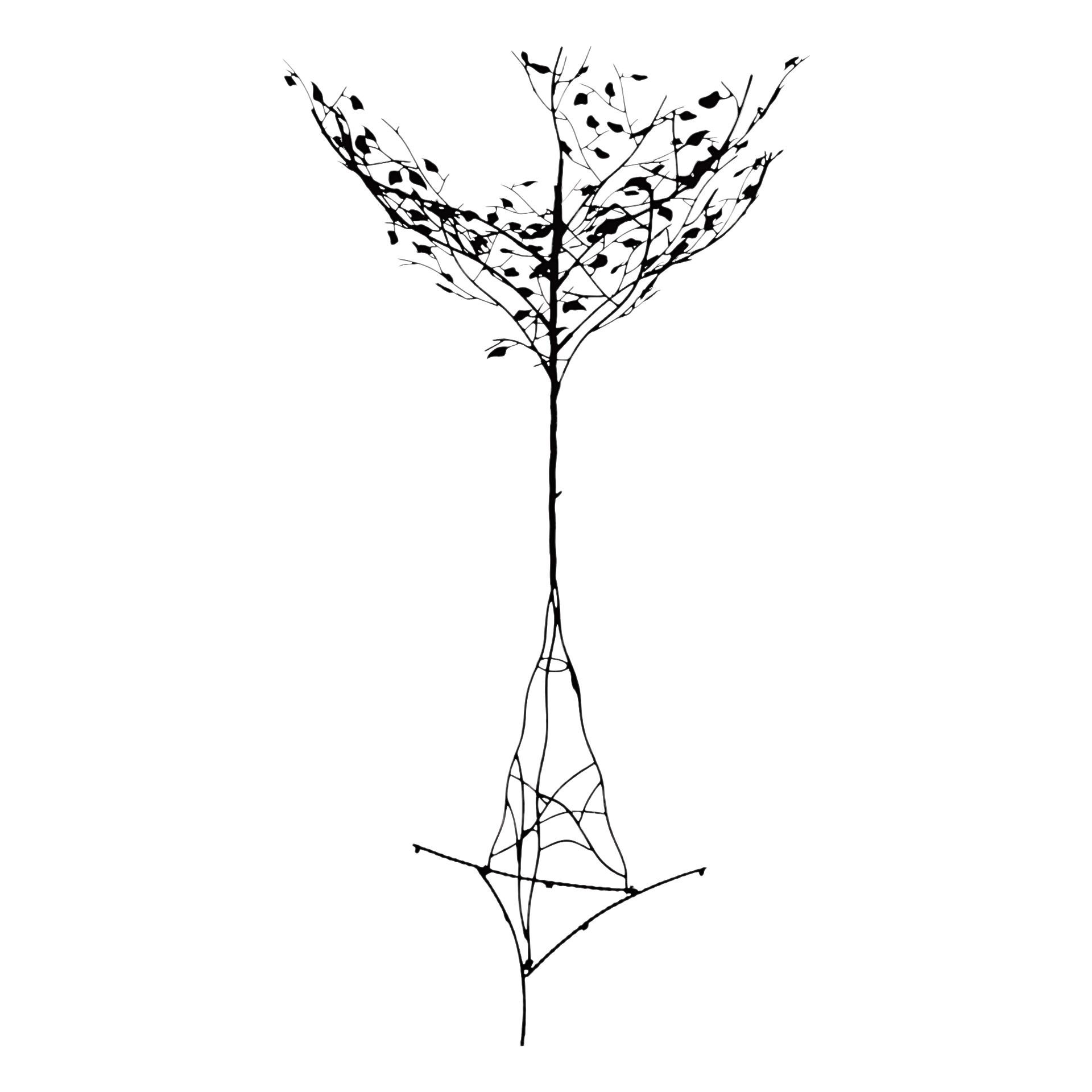 Darstellung von Dekorationsbaum riesig h= 210 cm