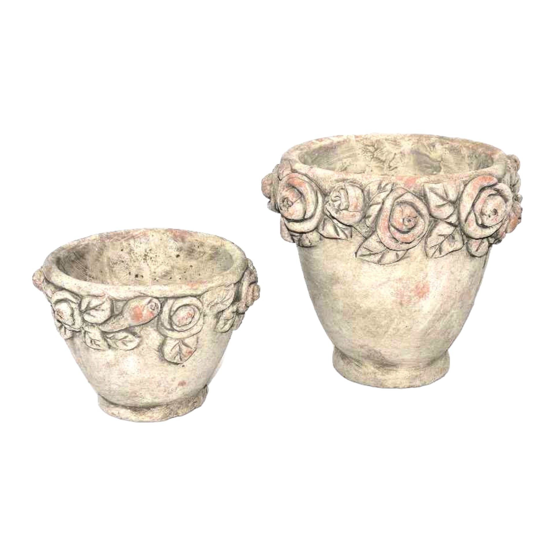 Pflanztopf rund Rosen mittel Darstellung von Pflanztopf rund Rosen mittel