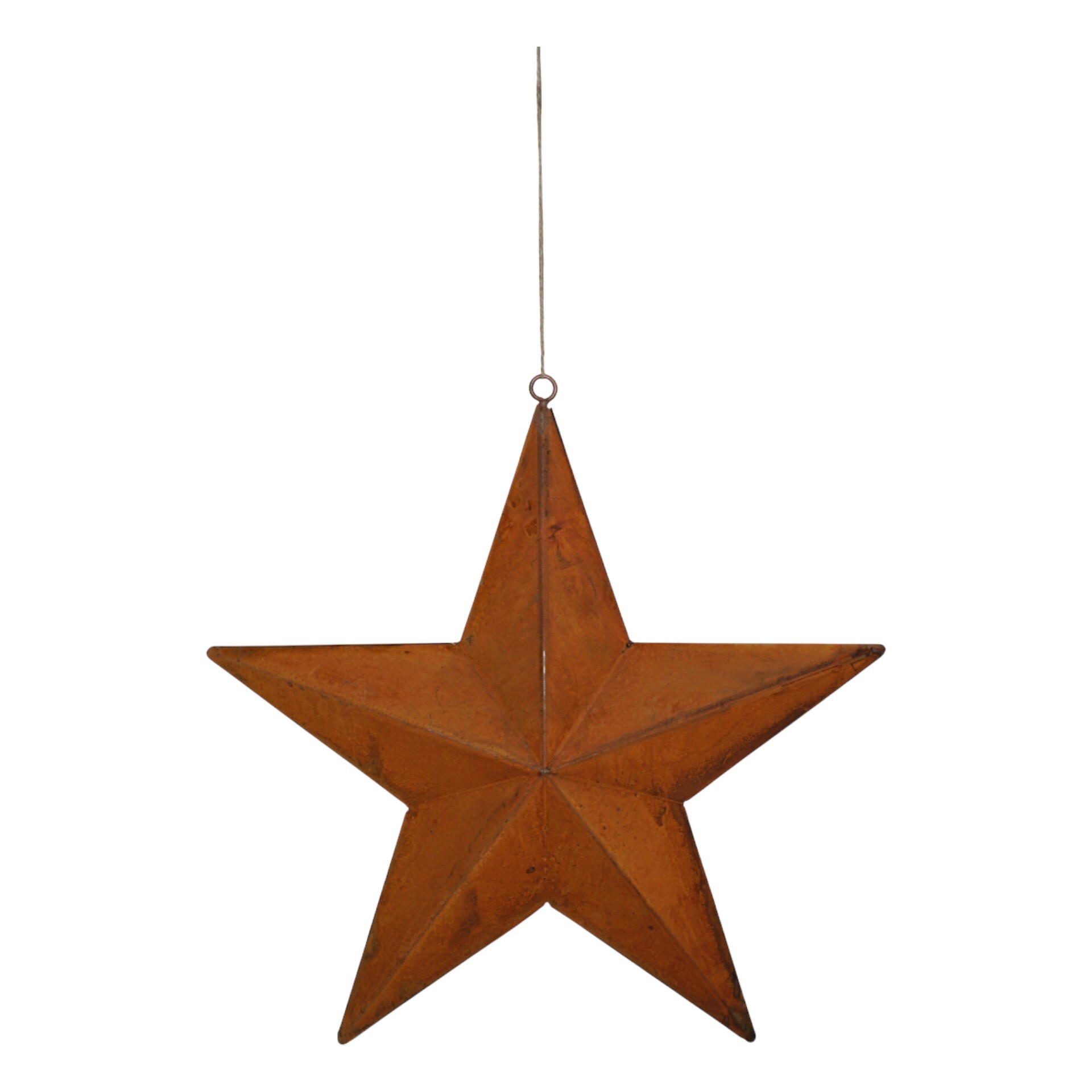 Darstellung von Stern z. Hängen rusty gross