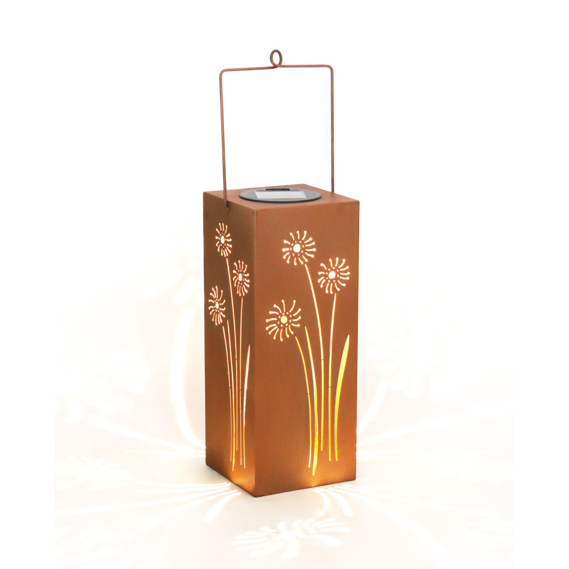 Darstellung von Solar WL Pusteblume rost m. Henkel