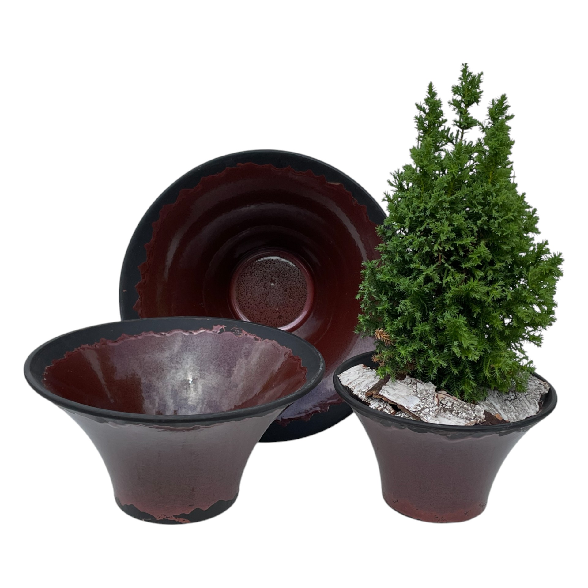 RP Schale BORDEAUX KUPFER 32 x16 cm Darstellung von RP Schale BORDEAUX KUPFER 32 x16 cm