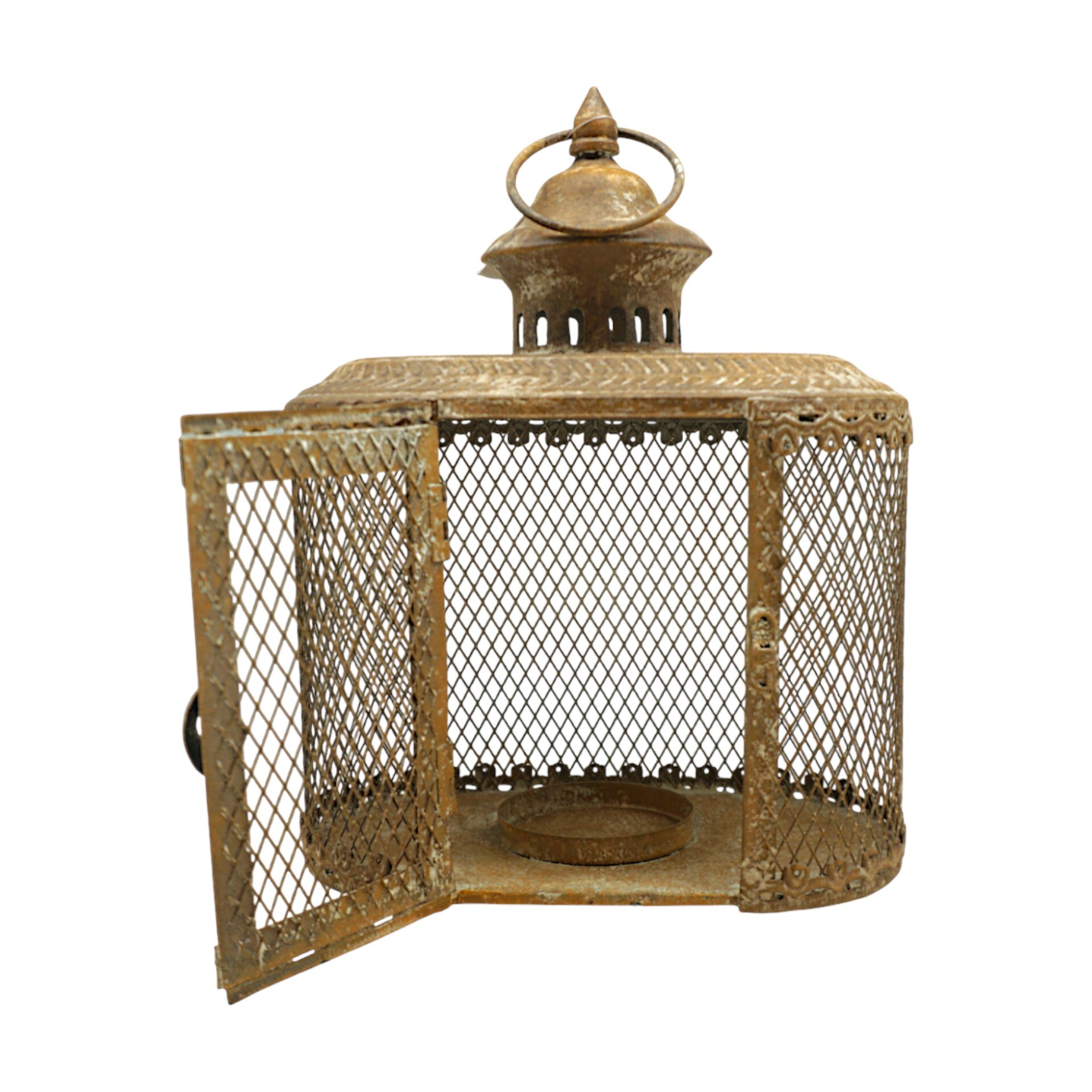 Darstellung von Laterne oval senf