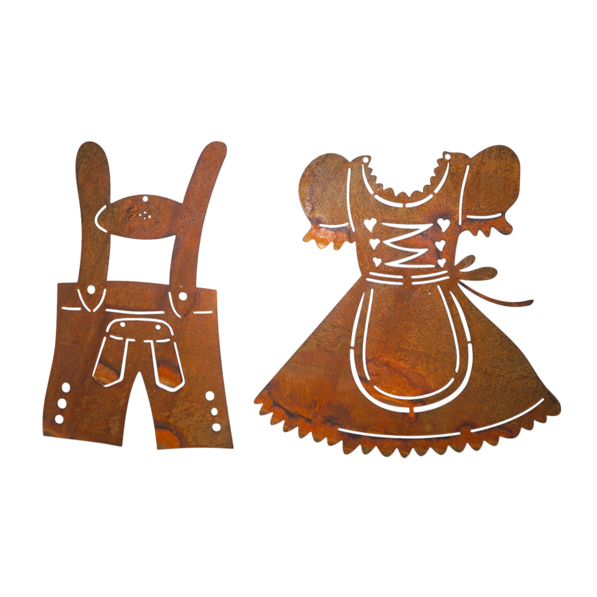 Darstellung von Dirndl/ Lederhose Hänger