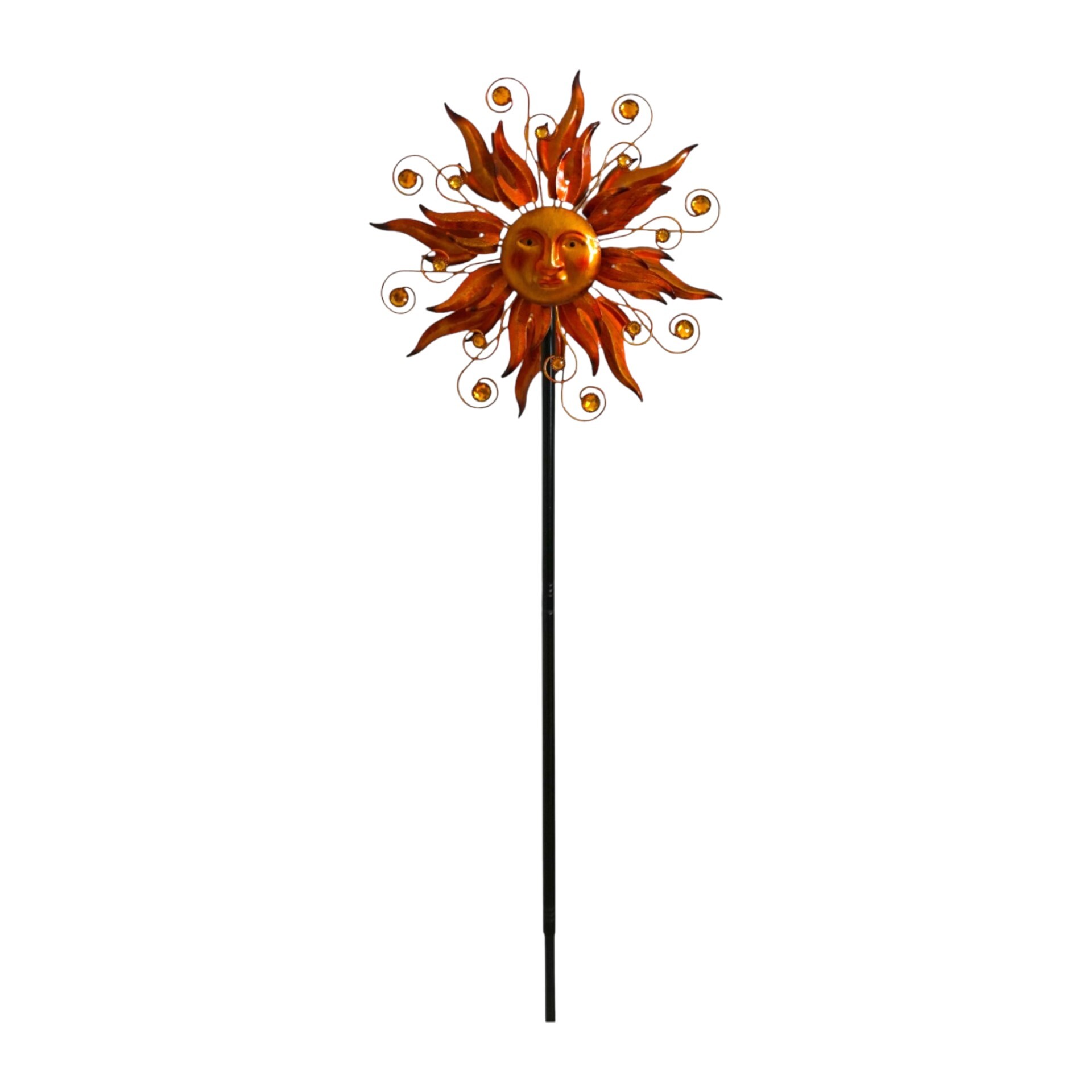 Darstellung von Propeller Sonne m. Flammen