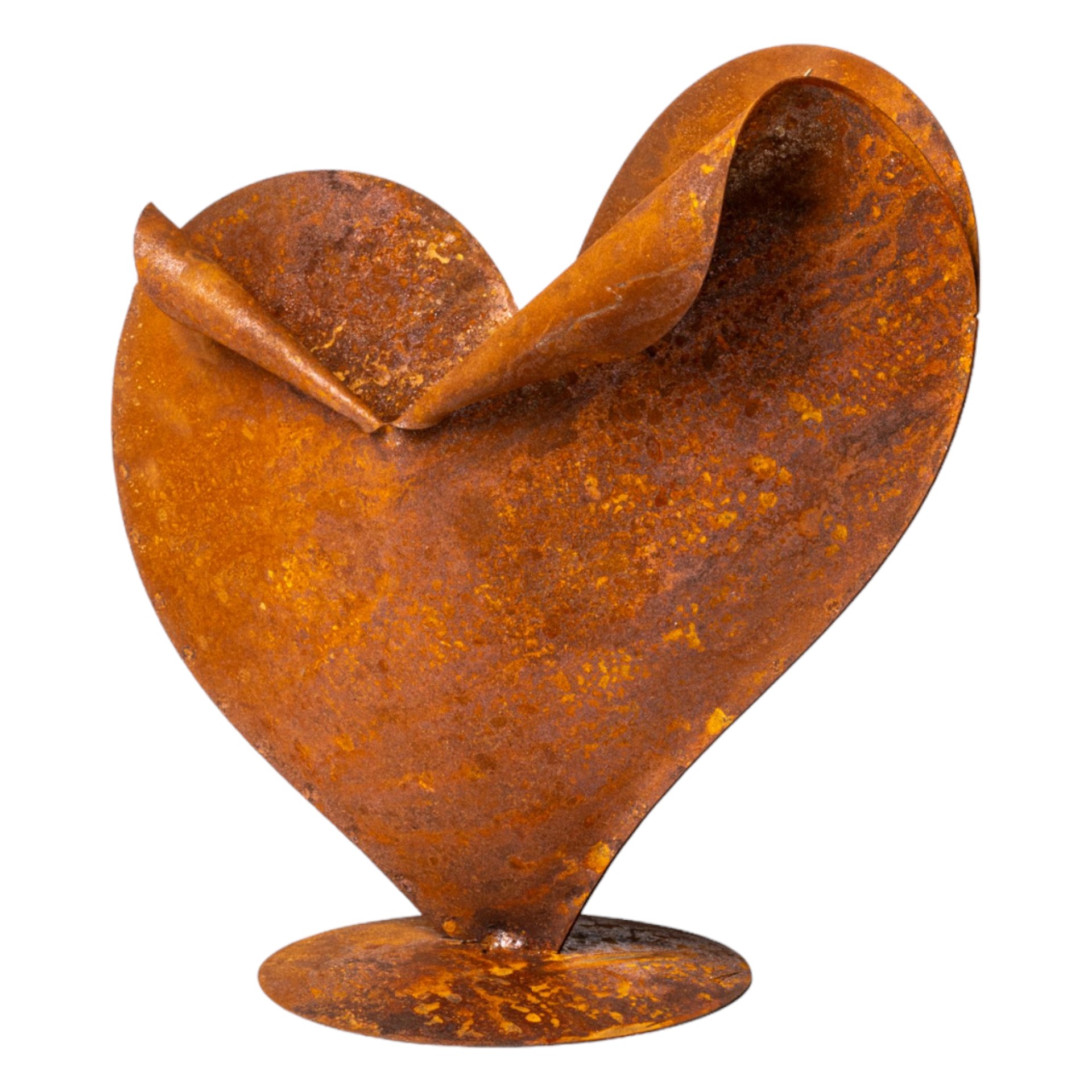 Pflanztopf Herz mi. gebogenem Rand Darstellung von Pflanztopf Herz mi. gebogenem Rand