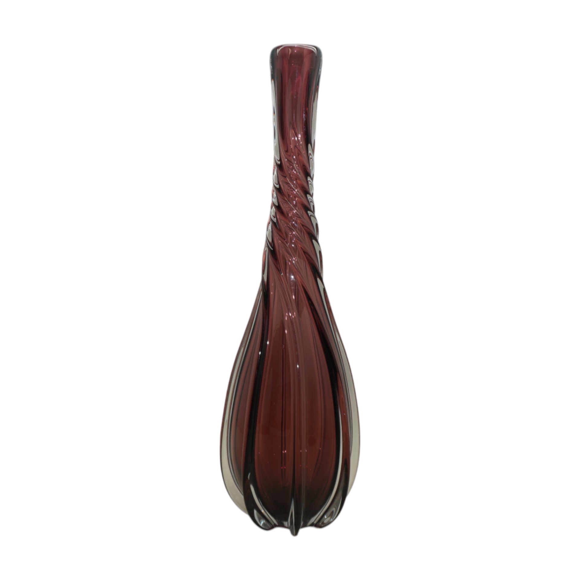 Darstellung von Glasvase schlank gross PURPLE
