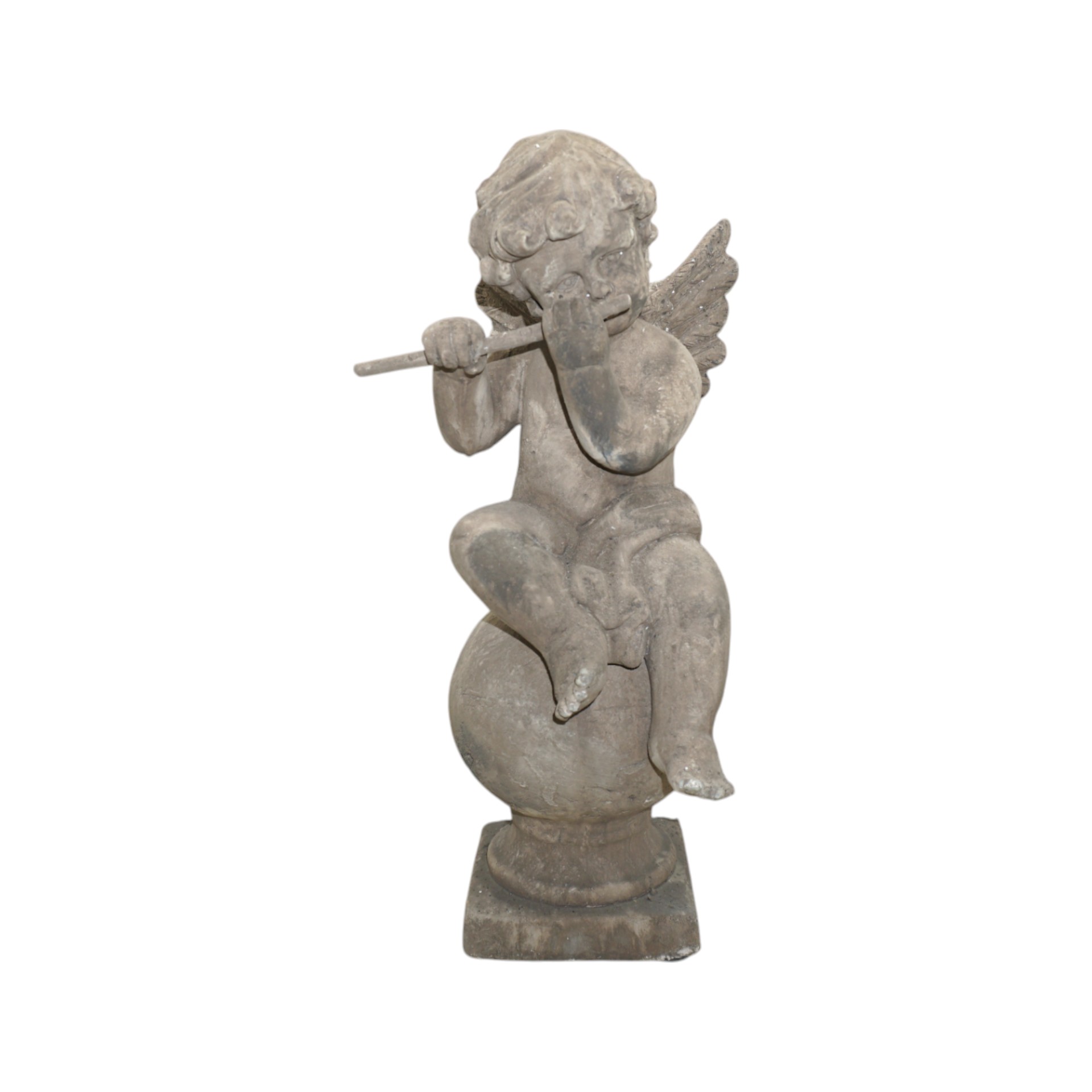 RP musizierende Engel auf Kugel gross Darstellung von RP musizierende Engel auf Kugel gross