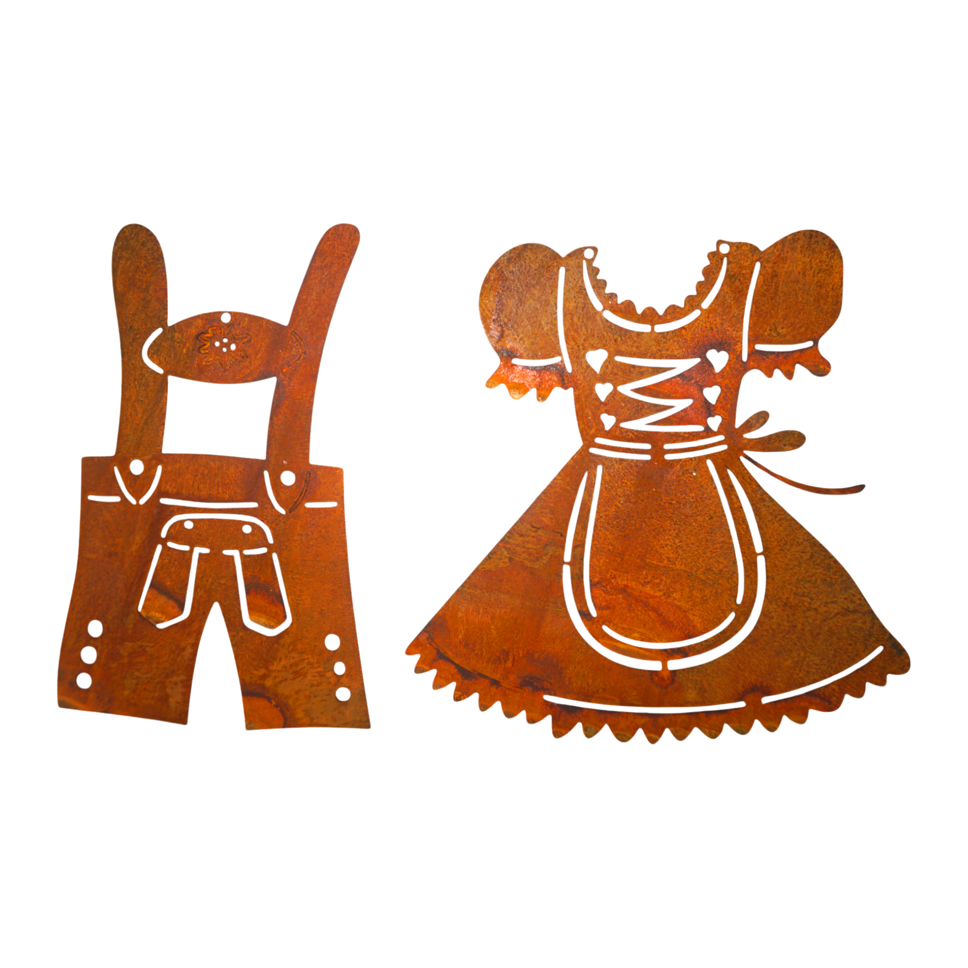 Darstellung von Dirndl/ Lederhose Hänger