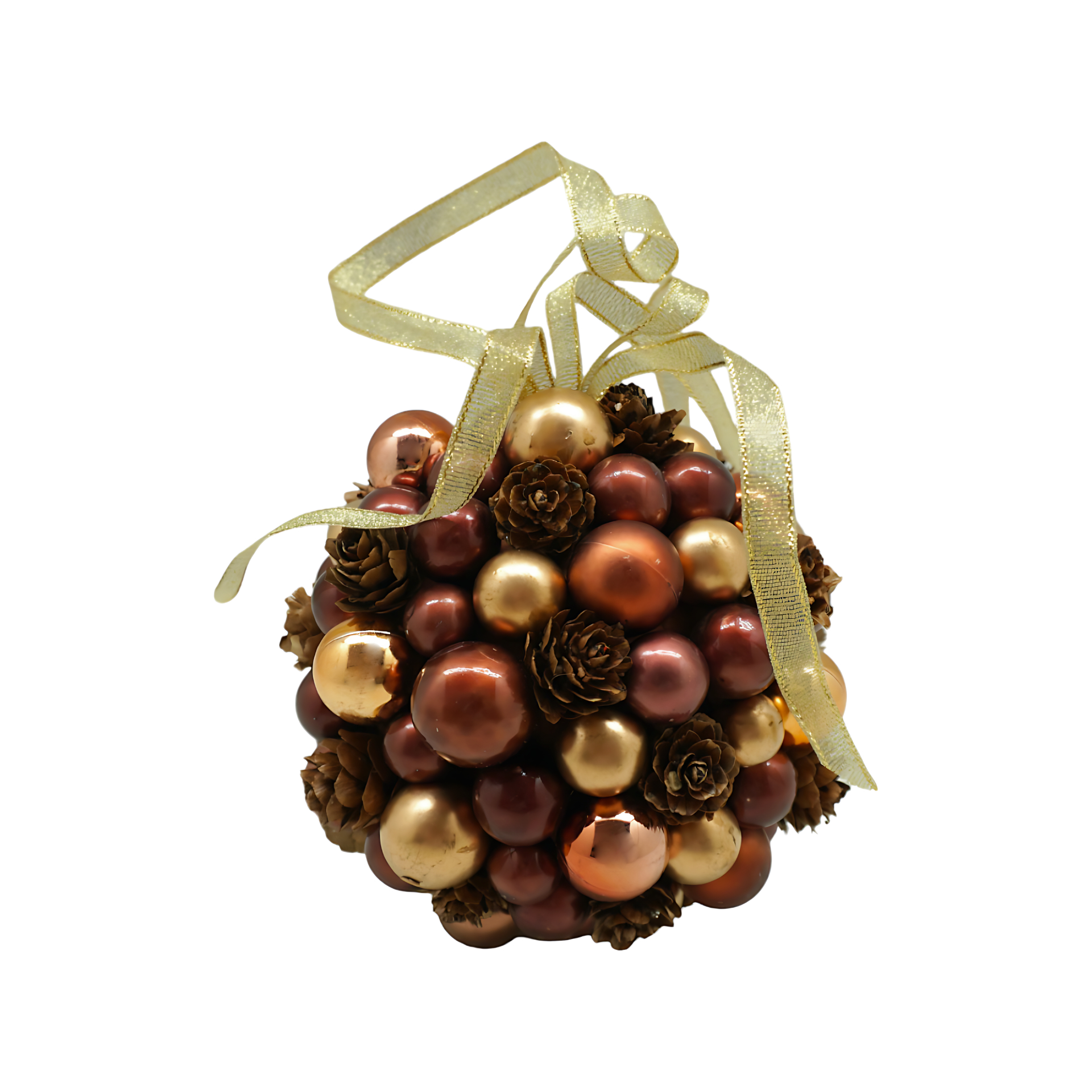 Darstellung von Kugel in Bronze & Gold
