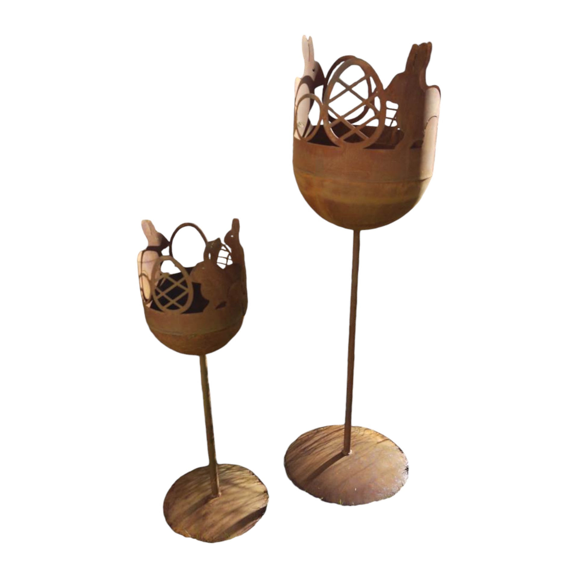 Pokal gross Hasen mit Eier Darstellung von Pokal gross Hasen mit Eier