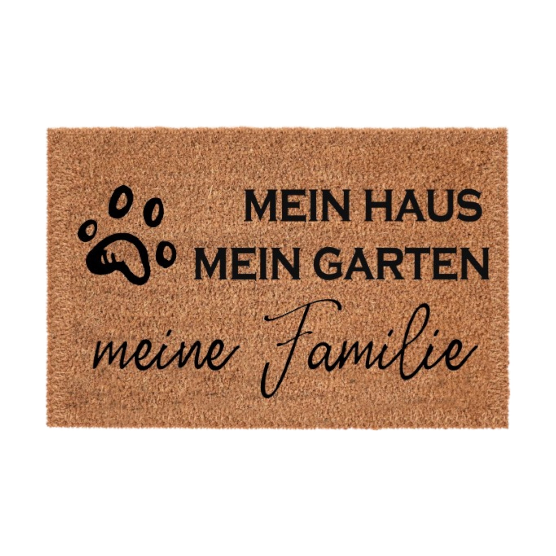 Darstellung von RP Fußmatte Mein Haus, Mein Garten, meine Familie