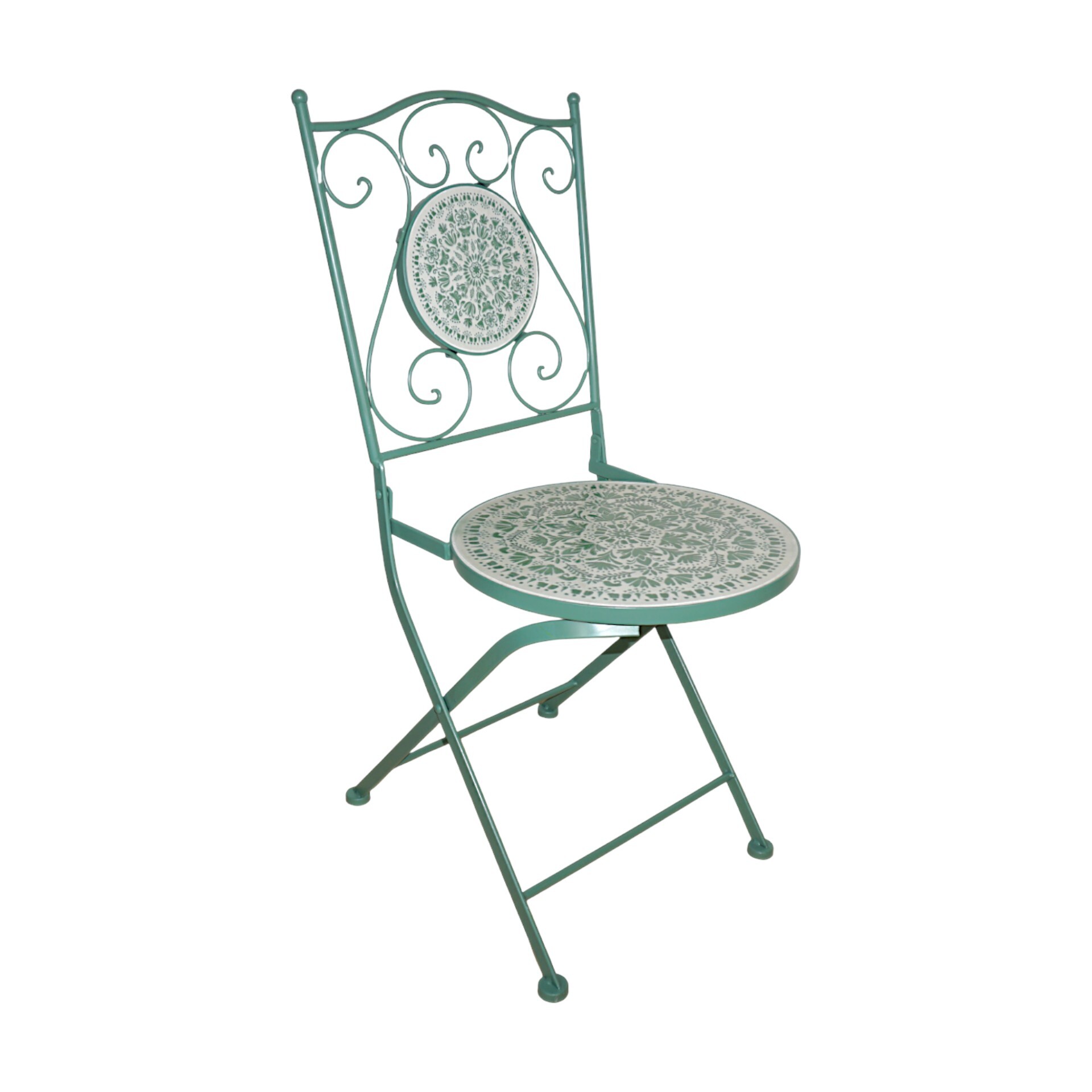 Darstellung von Stuhl m. Mosaiksteine lovely grün