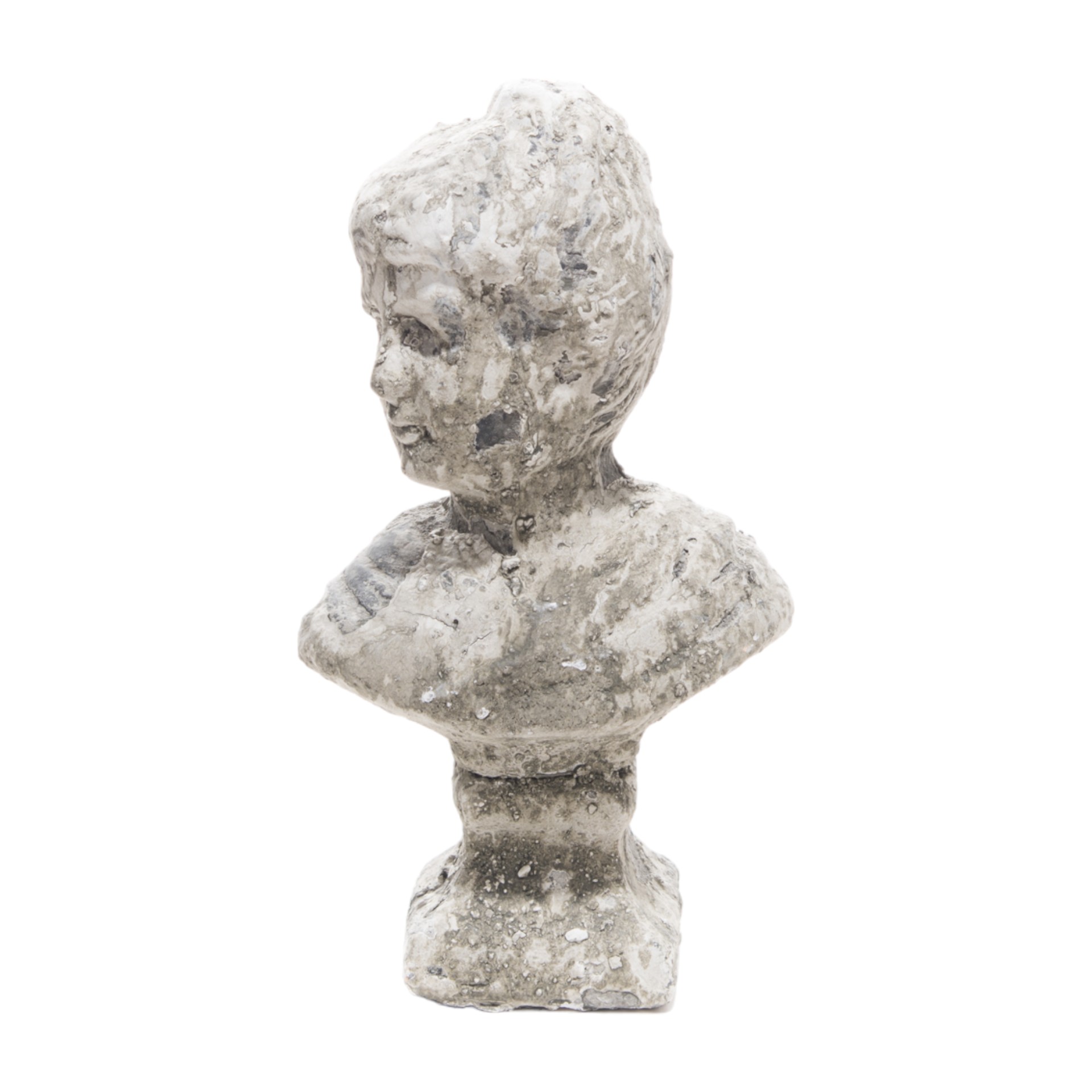 RP Männerbüste Peter antikgrün h= 23 cm Darstellung von RP Männerbüste Peter antikgrün h= 23 cm