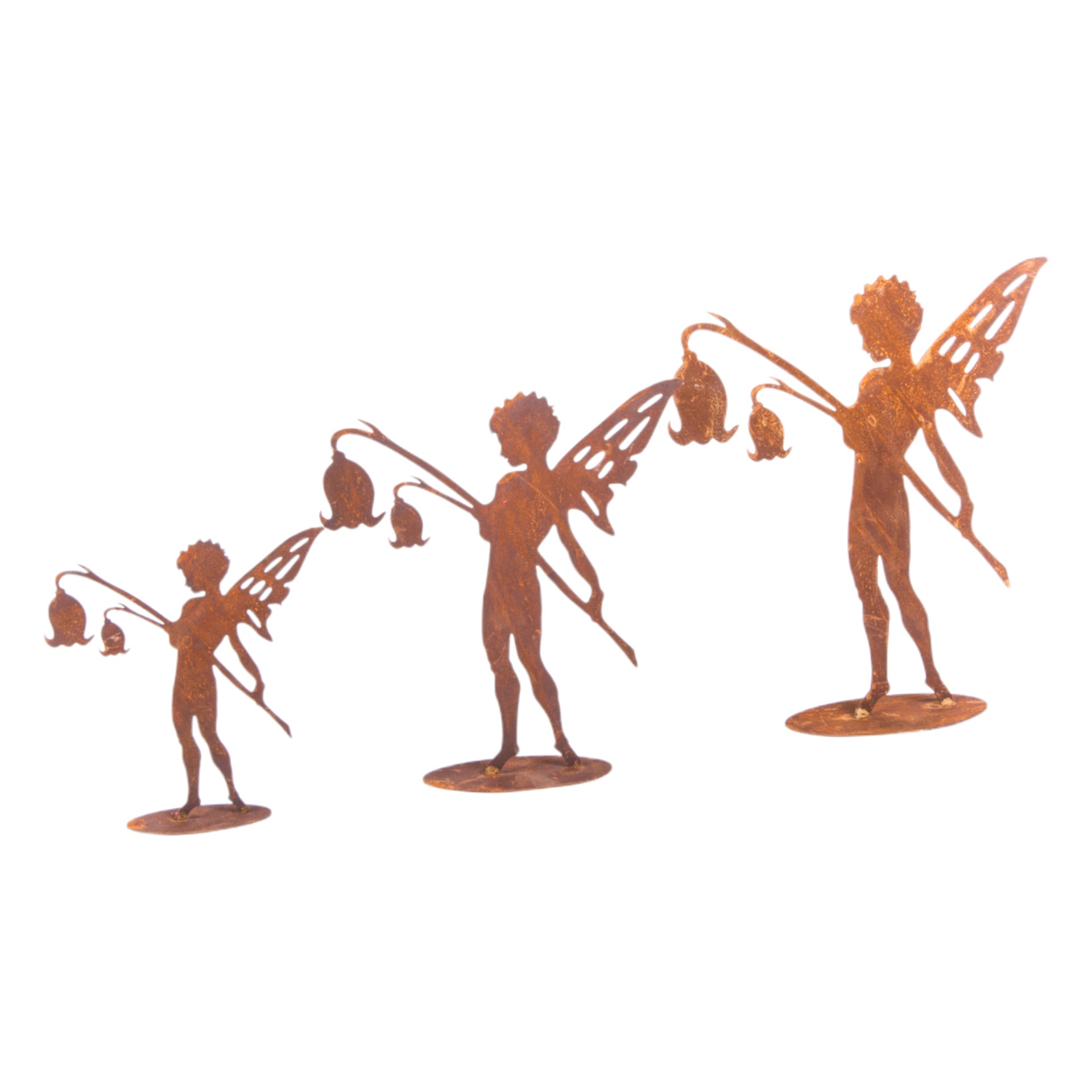 Elfenjunge mit Glockenblumen kl, h= 20 cm Darstellung von Elfenjunge mit Glockenblumen kl, h= 20 cm