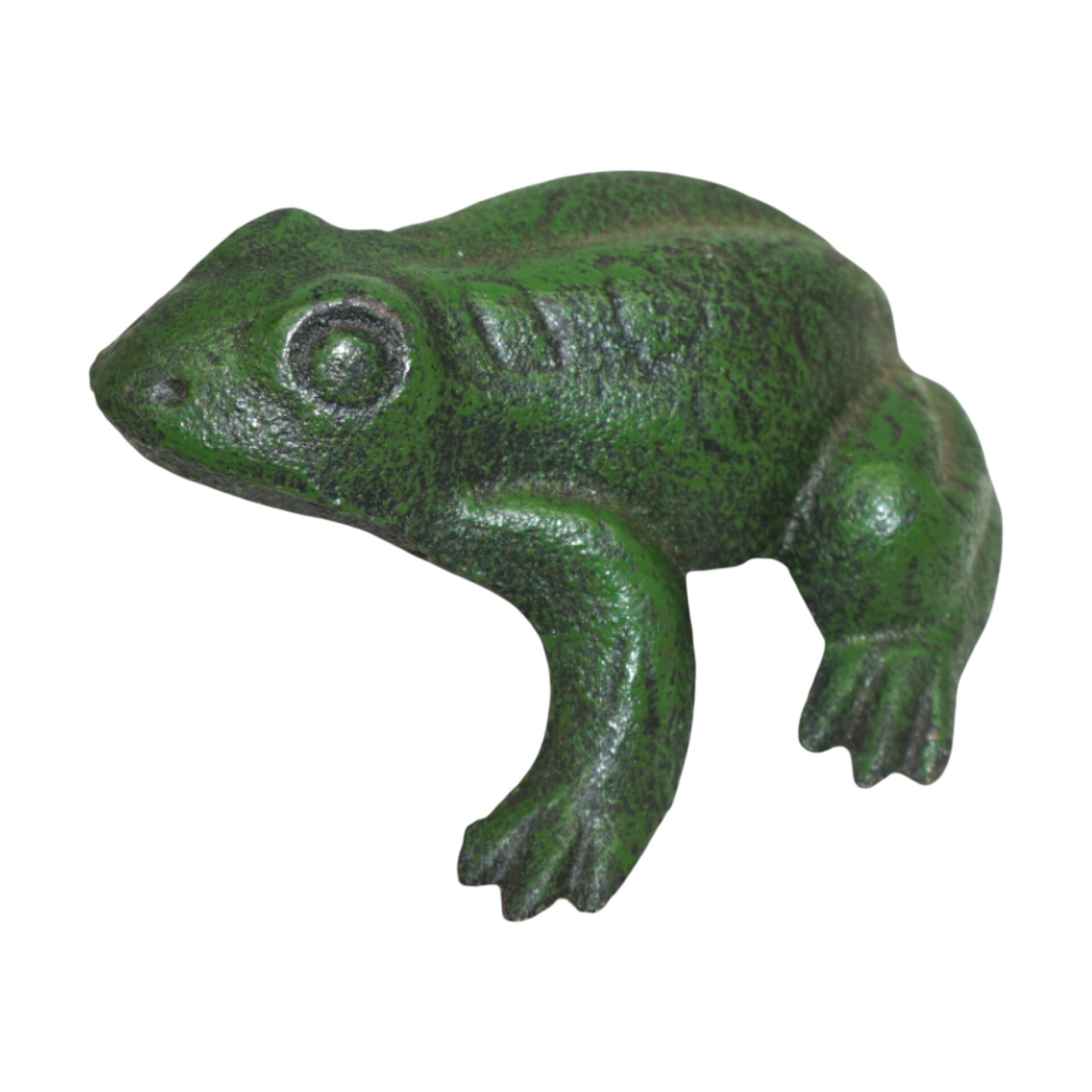 Darstellung von grüner Frosch flach