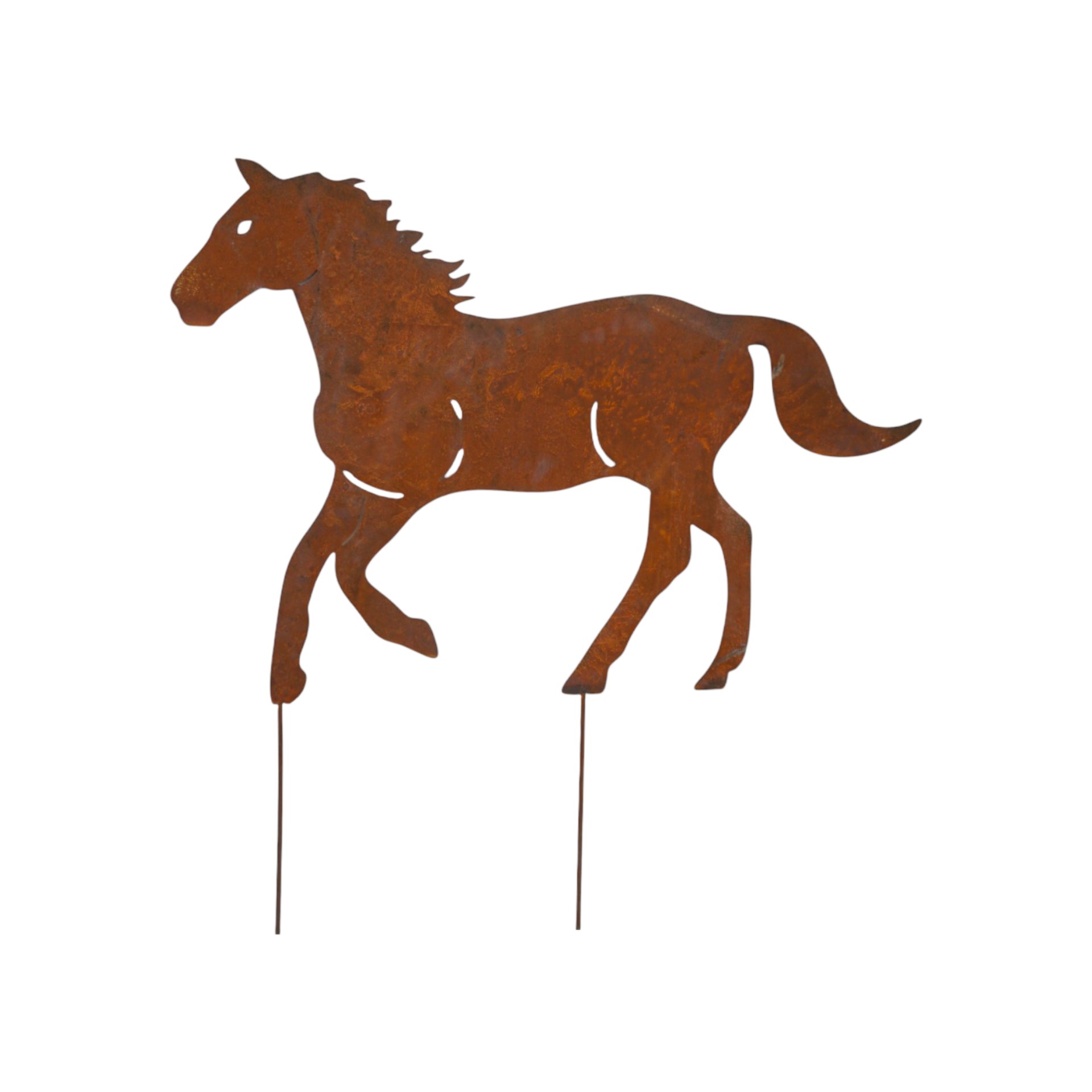 Darstellung von Pferd z. Stecken 2 Stäbe mittel