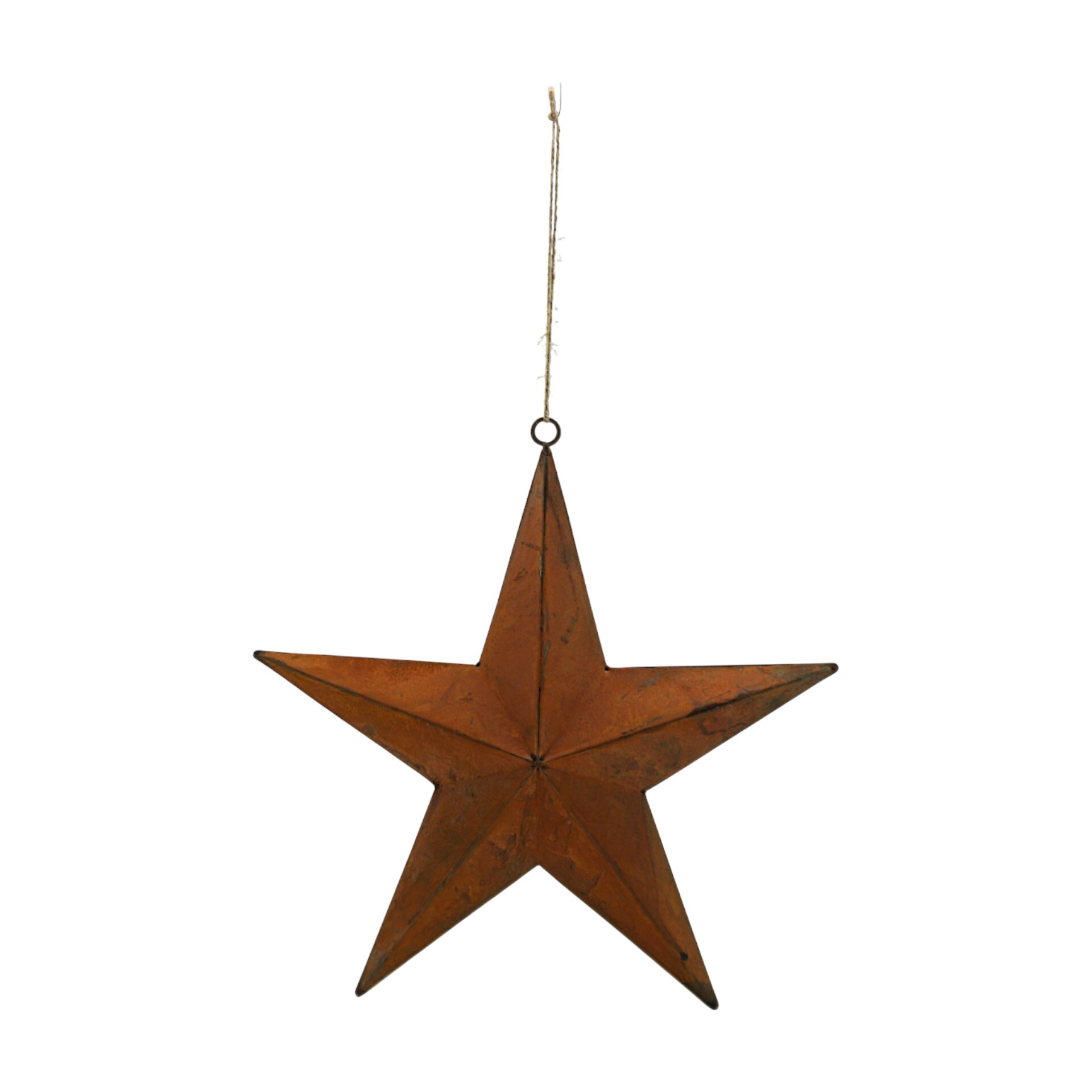 Darstellung von Stern z. Hängen rusty mittel