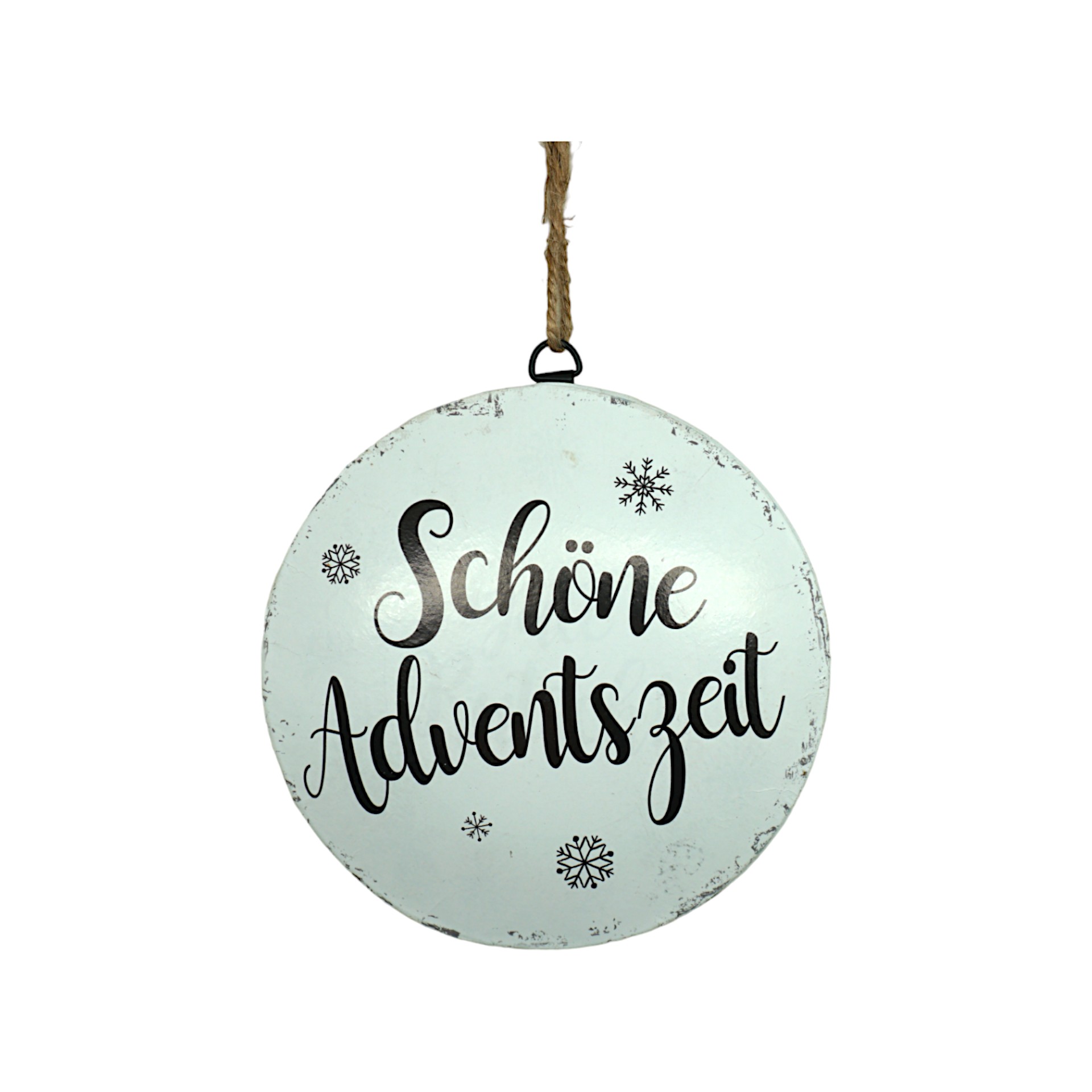 Darstellung von RP Metallschild Schöne Adventszeit z. Hängen