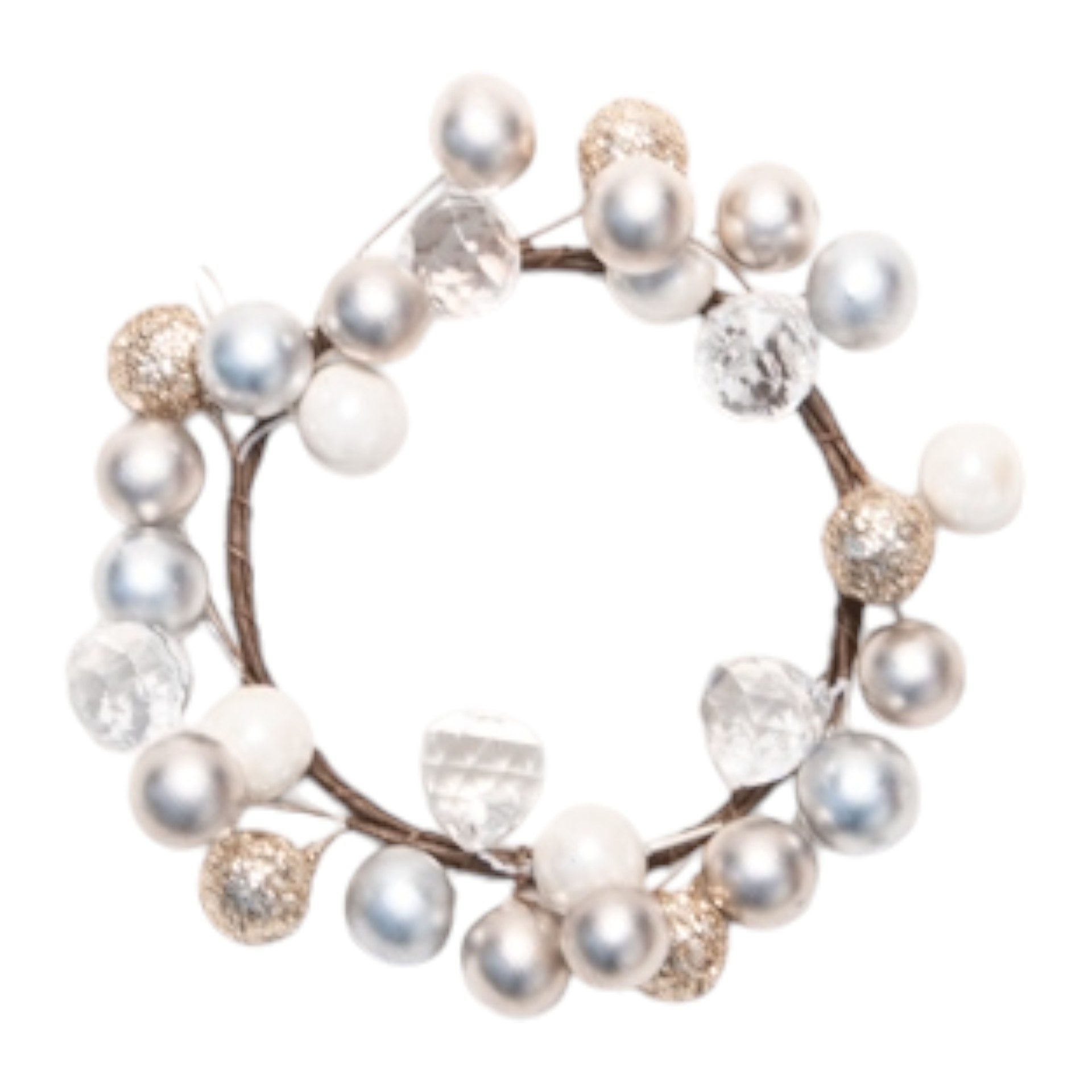 Darstellung von Perlenkranz pastell hell