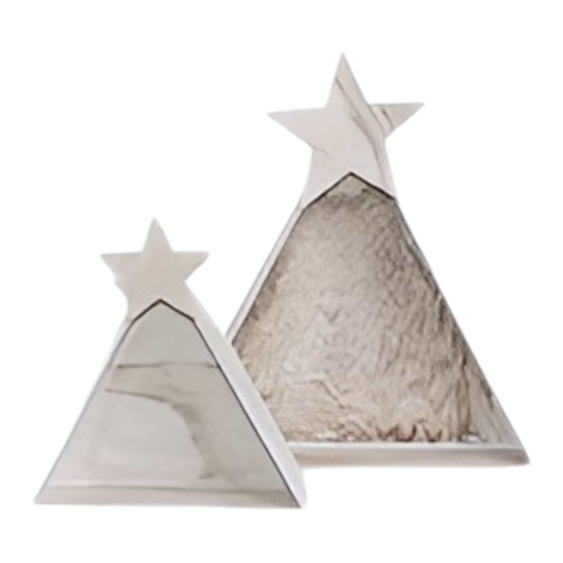 RP Holzbox/-krippe m.Stern,dreieckig KLEIN Darstellung von RP Holzbox/-krippe m.Stern,dreieckig KLEIN