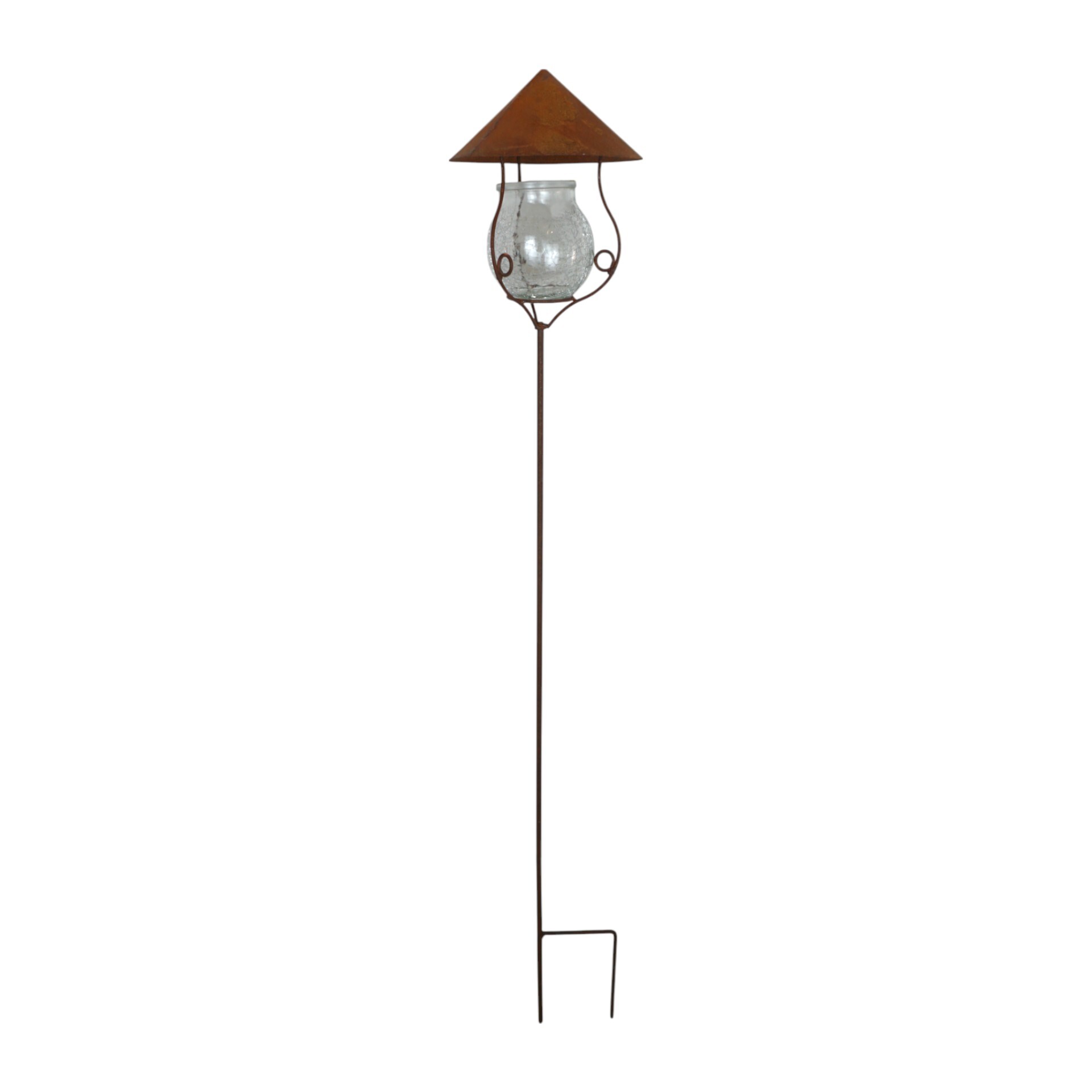 Darstellung von Vogelhaus/ Windlicht  inkl. Glas rund, zum Stellen
