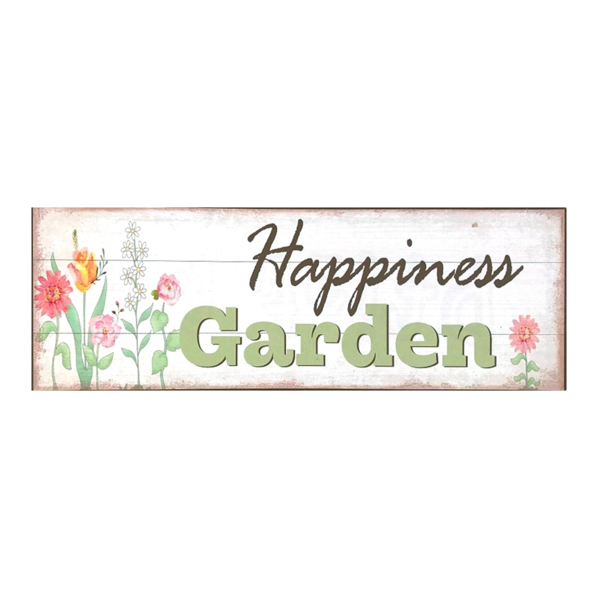 Darstellung von RP Metallschild Happiness Garden