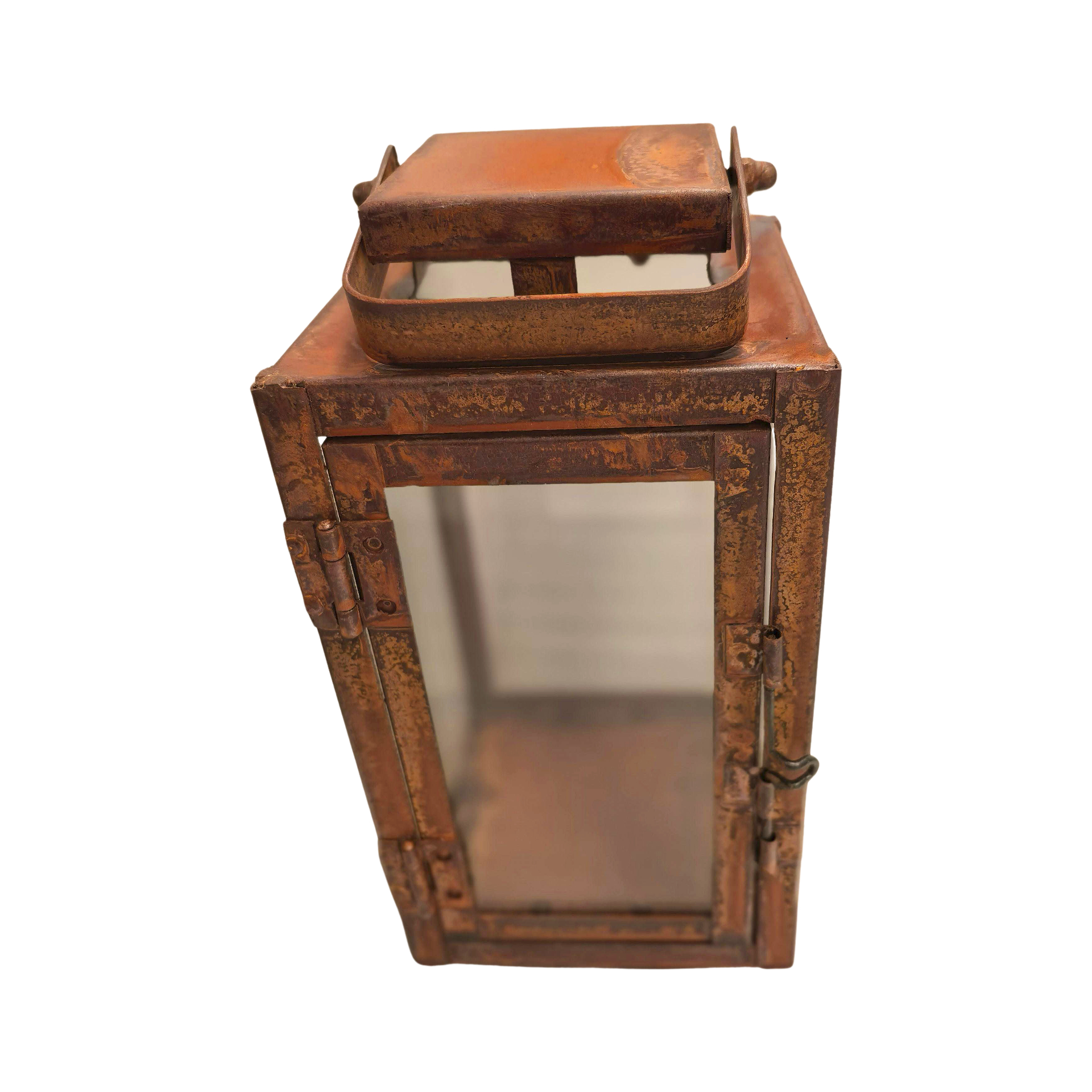 Darstellung von Laterne rusty m. Henkel