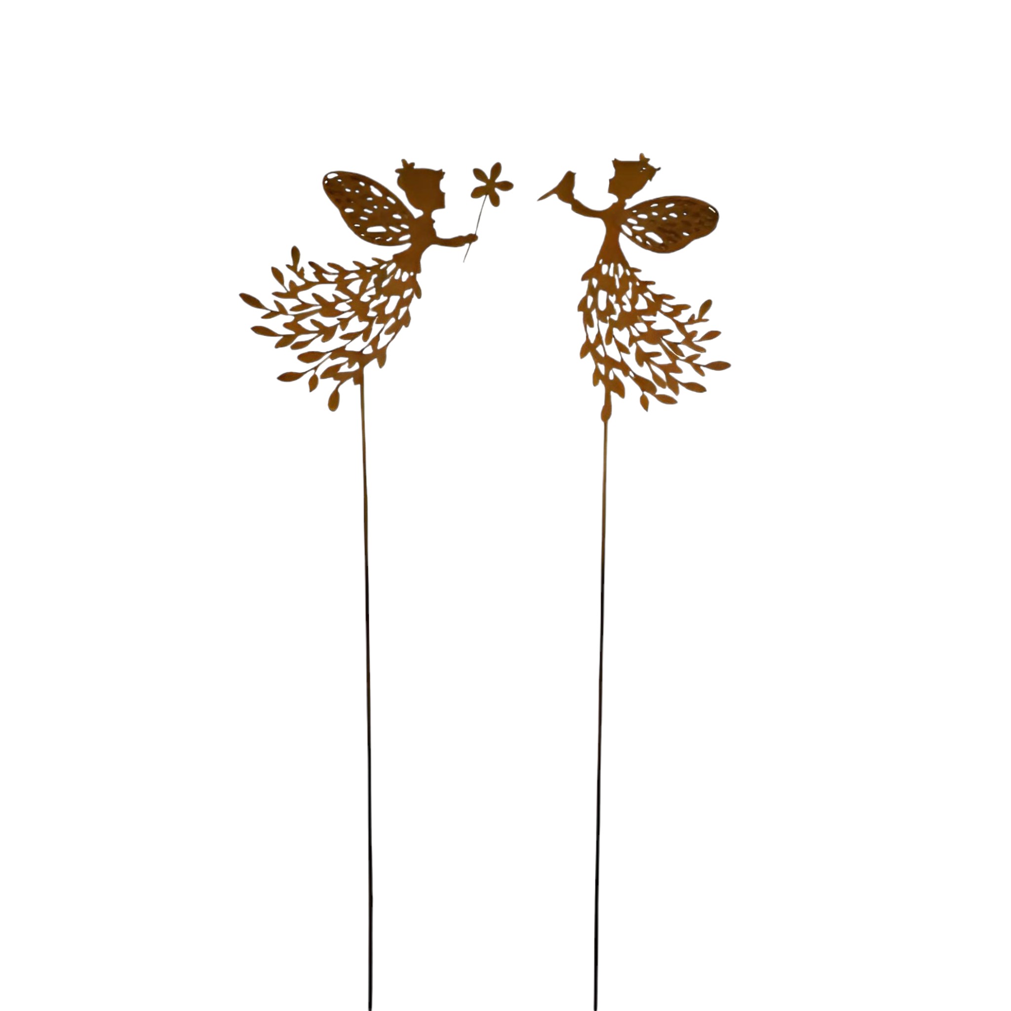 Elfen z. Stecken Blattgewand Darstellung von Elfen z. Stecken Blattgewand